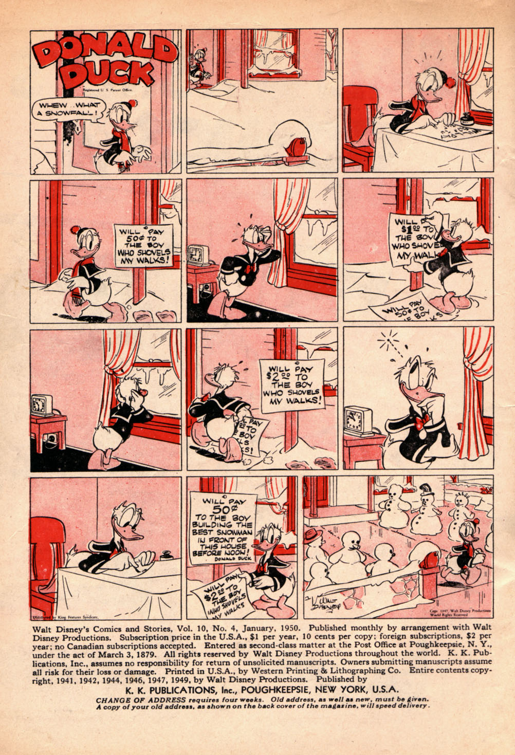 Read online Walt Disney's Comics and Stories comic -  Issue #112 - 2