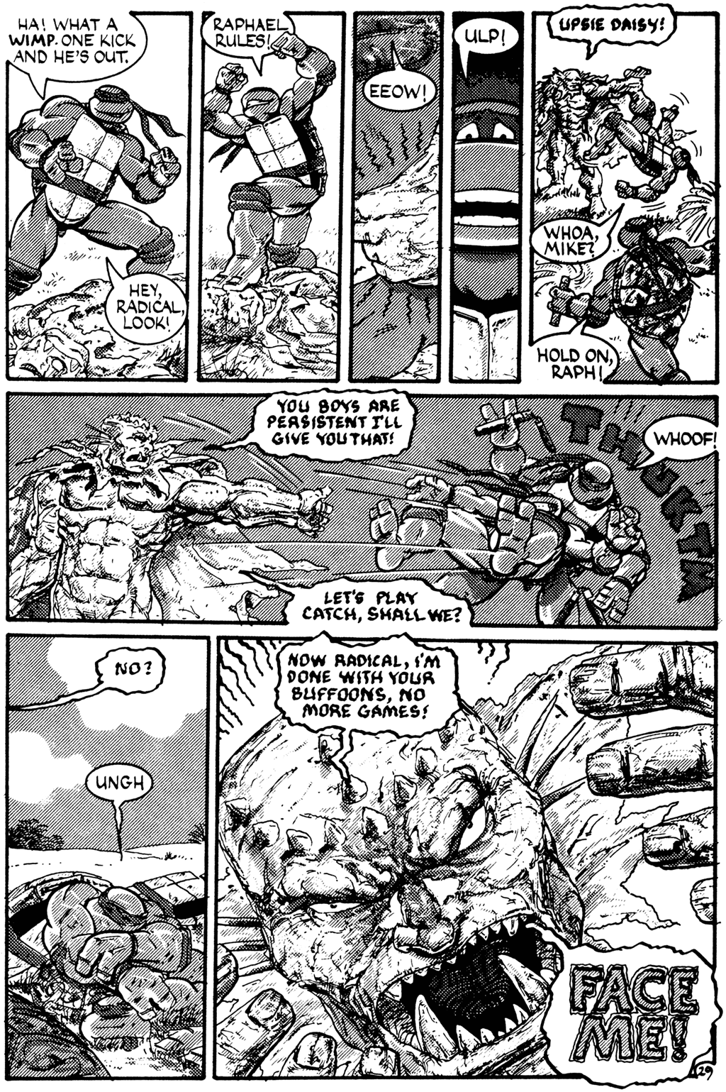Read online Teenage Mutant Ninja Turtles (1984) comic -  Issue #27 - 29