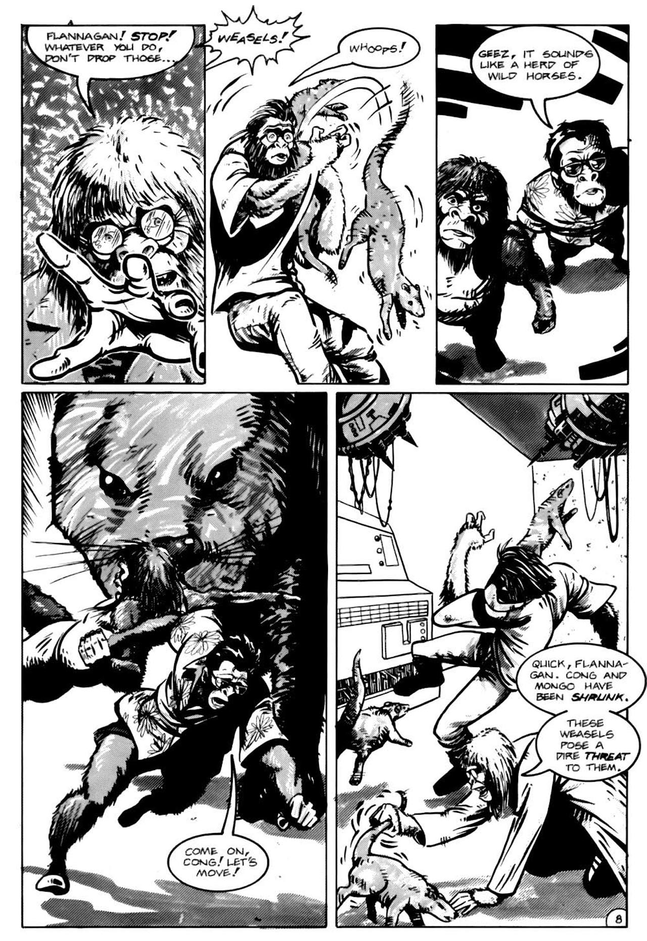 Read online Planet of the Apes (1990) comic -  Issue #13 - 10