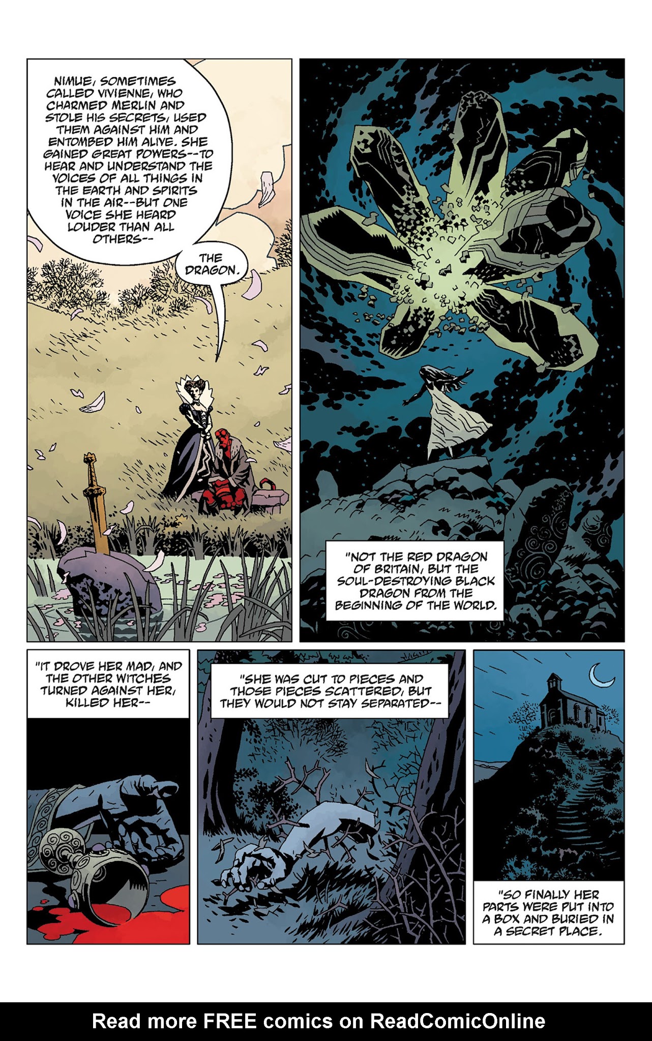 Read online Hellboy: The Wild Hunt comic -  Issue # TPB - 127