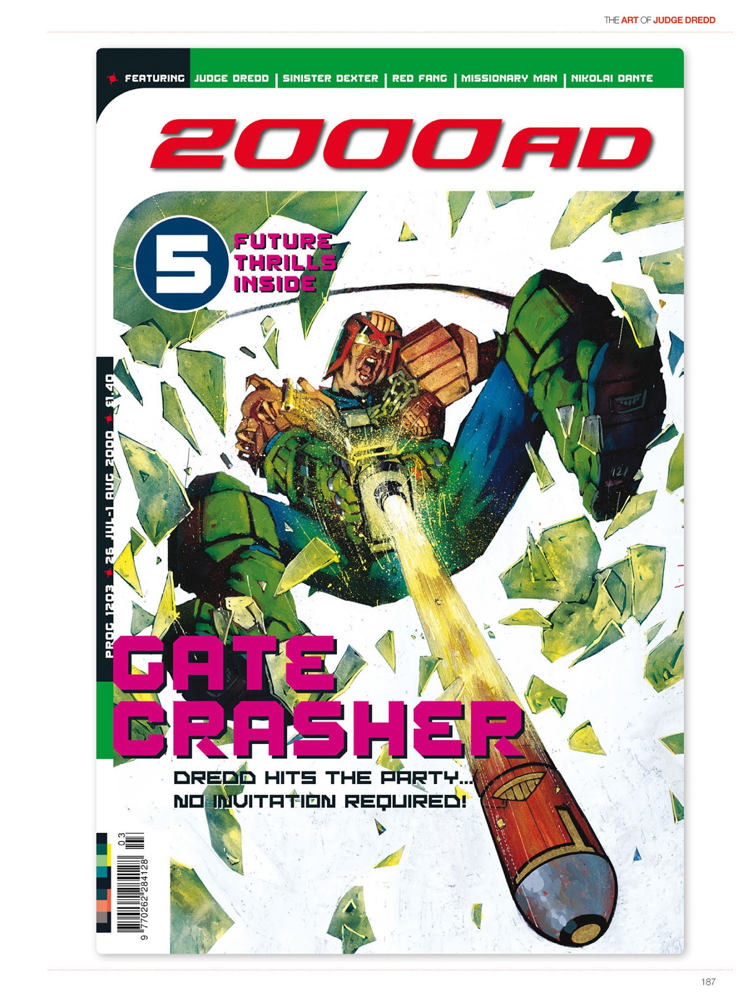 Read online The Art of Judge Dredd: Featuring 35 Years of Zarjaz Covers comic -  Issue # TPB (Part 3) - 8