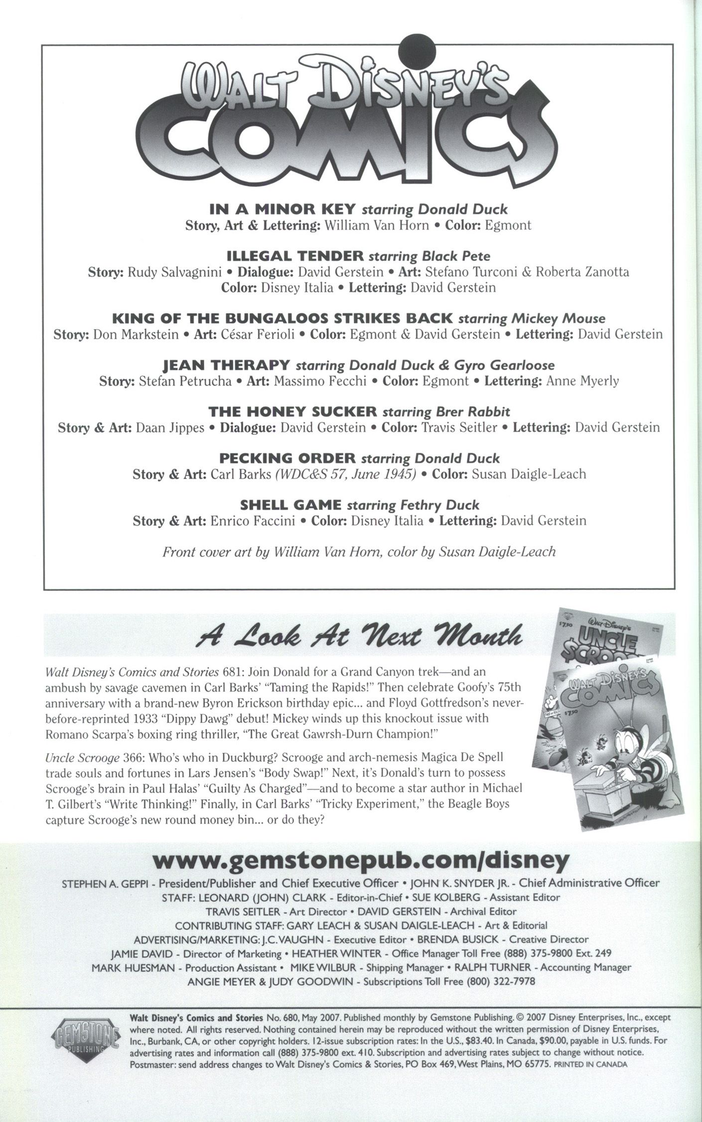 Read online Walt Disney's Comics and Stories comic -  Issue #680 - 2