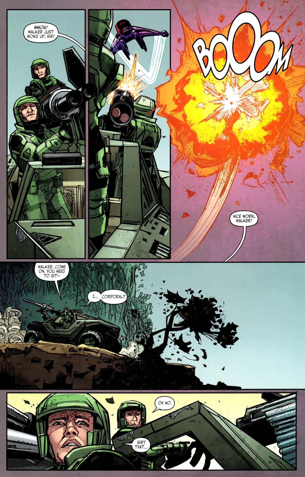 Read online Halo: Fall Of Reach - Covenant comic -  Issue #2 - 22