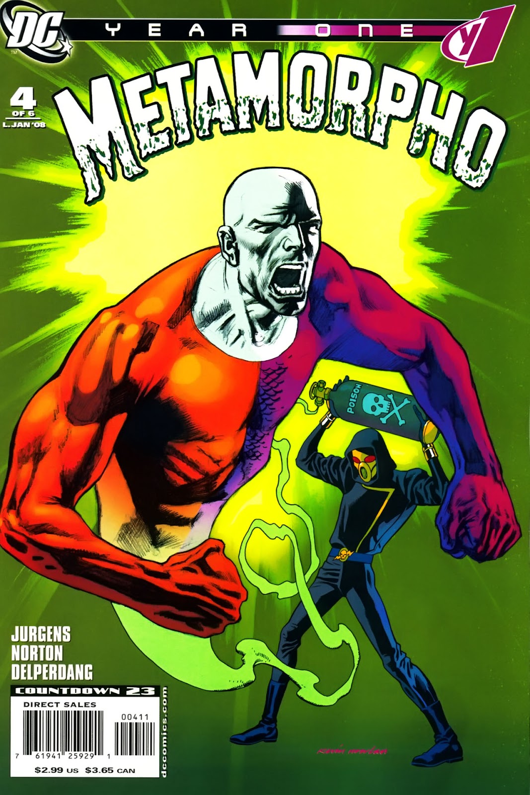 Metamorpho: Year One issue 4 - Page 1