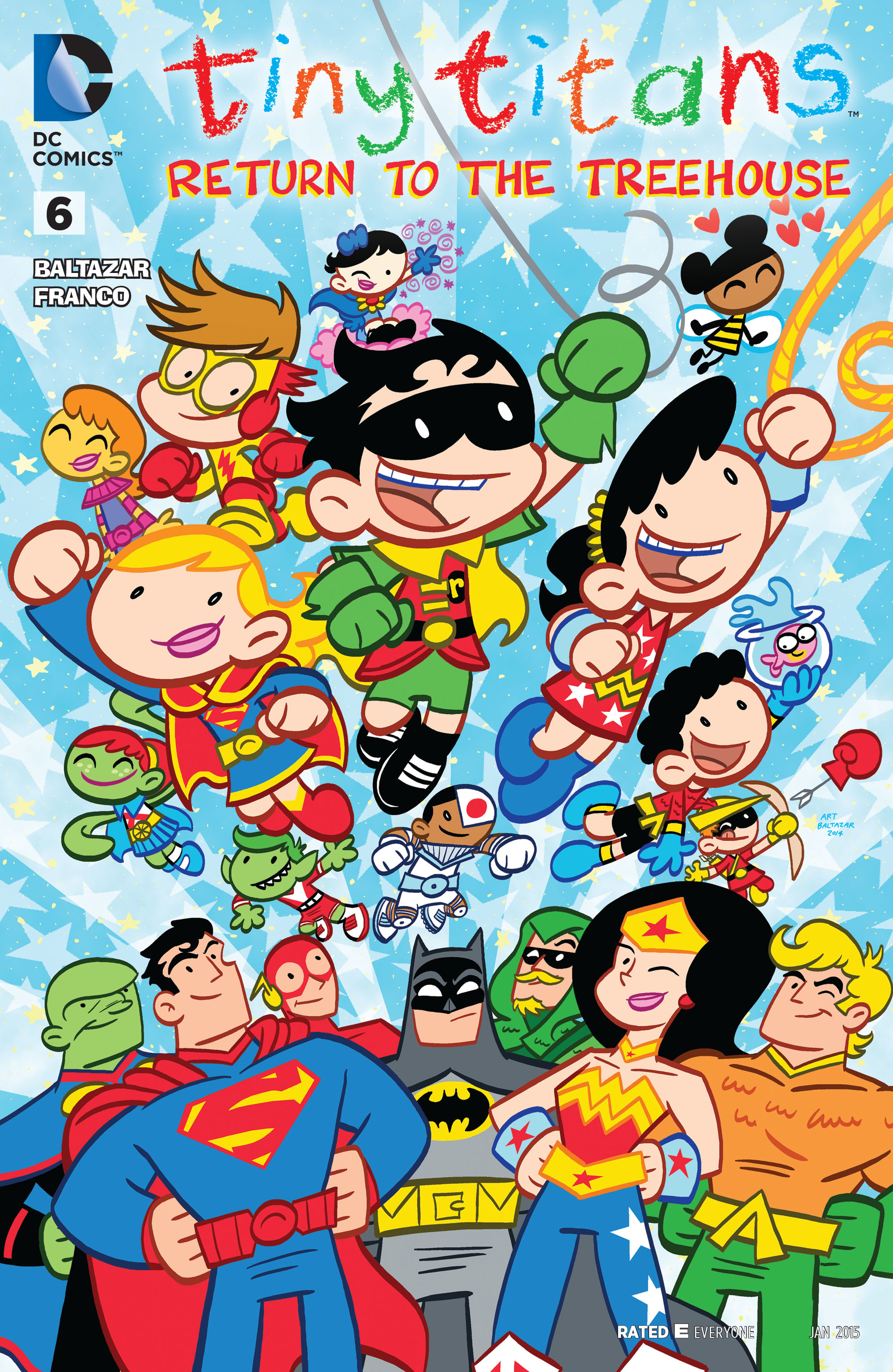 Read online Tiny Titans: Return To the Treehouse comic -  Issue #6 - 1