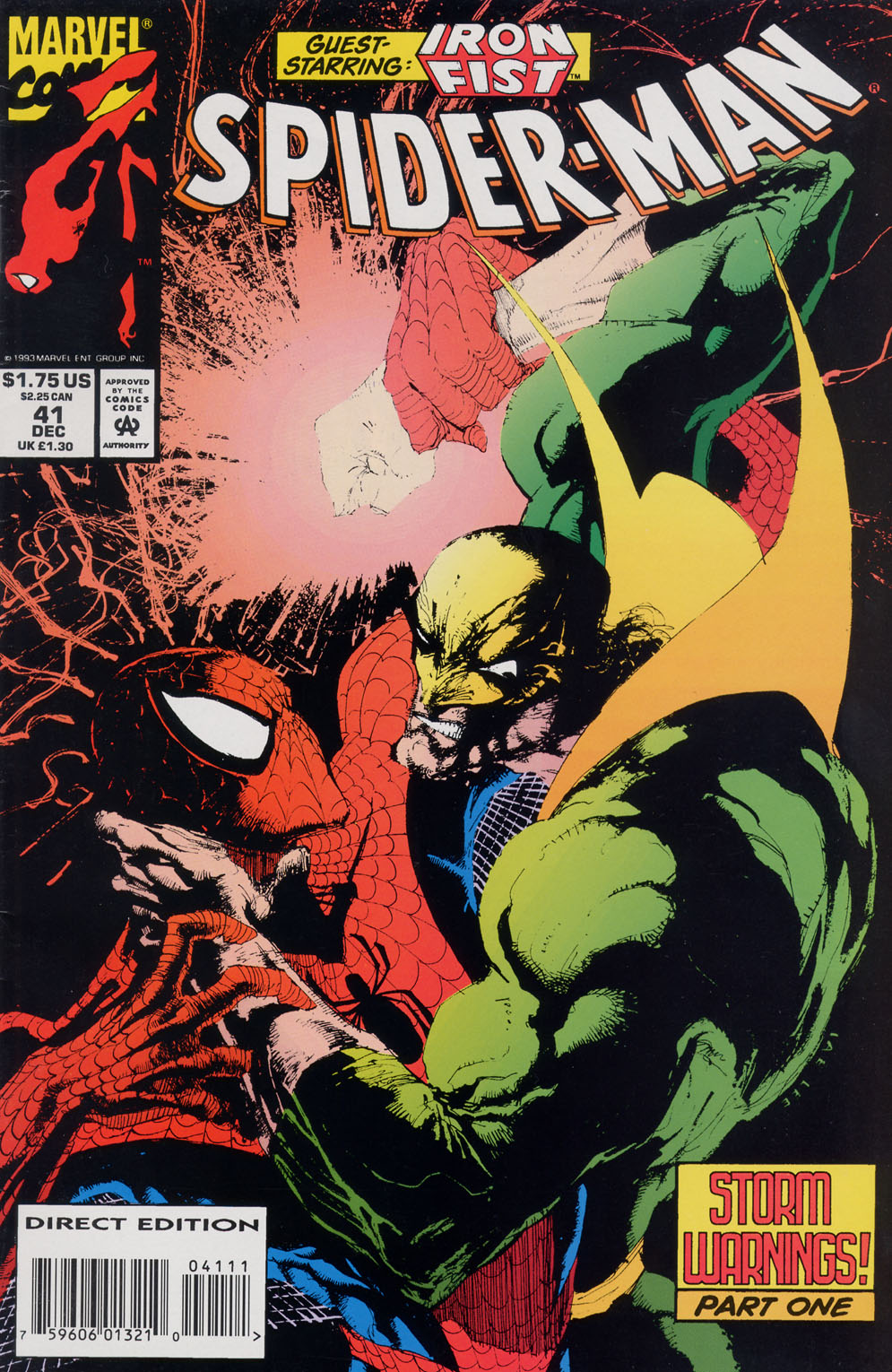 Read online Spider-Man (1990) comic -  Issue #41 - 'Storm Warnings' Part 1 - 1