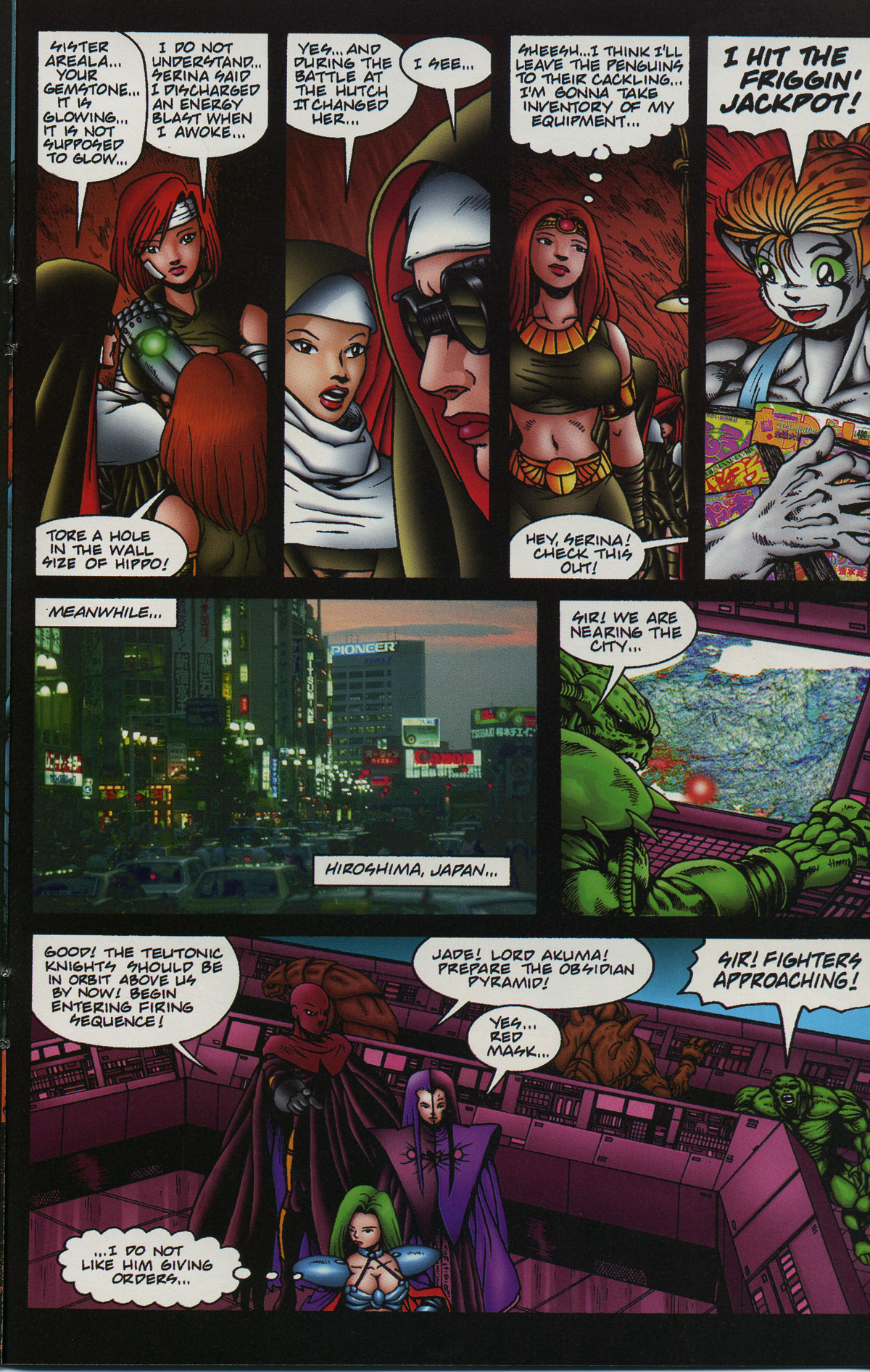 Read online Warrior Nun Areala: Rituals comic -  Issue #5 - 19