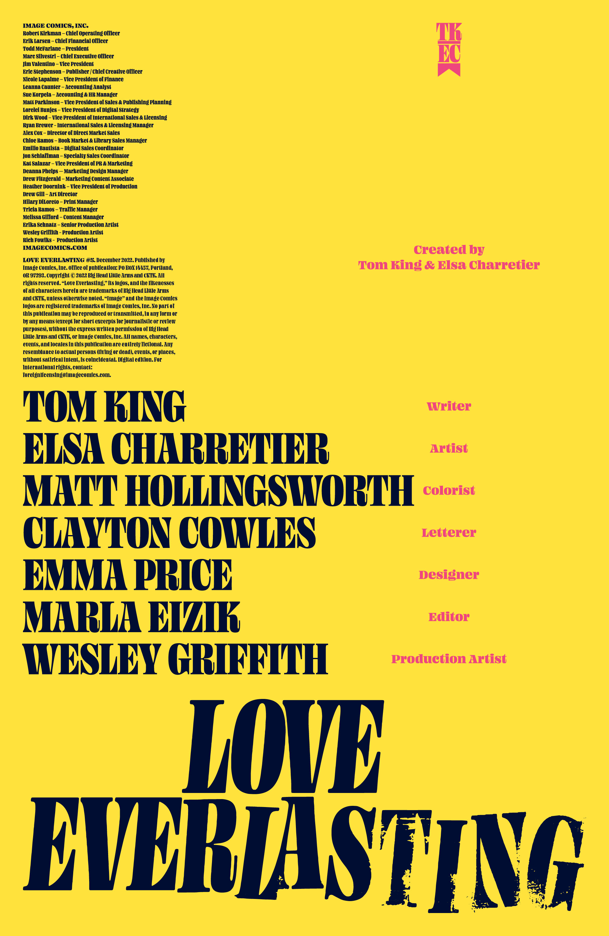 Read online Love Everlasting comic -  Issue #5 - 2