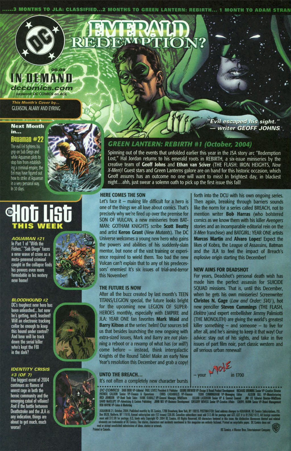 Read online Aquaman (2003) comic -  Issue #21 - 24