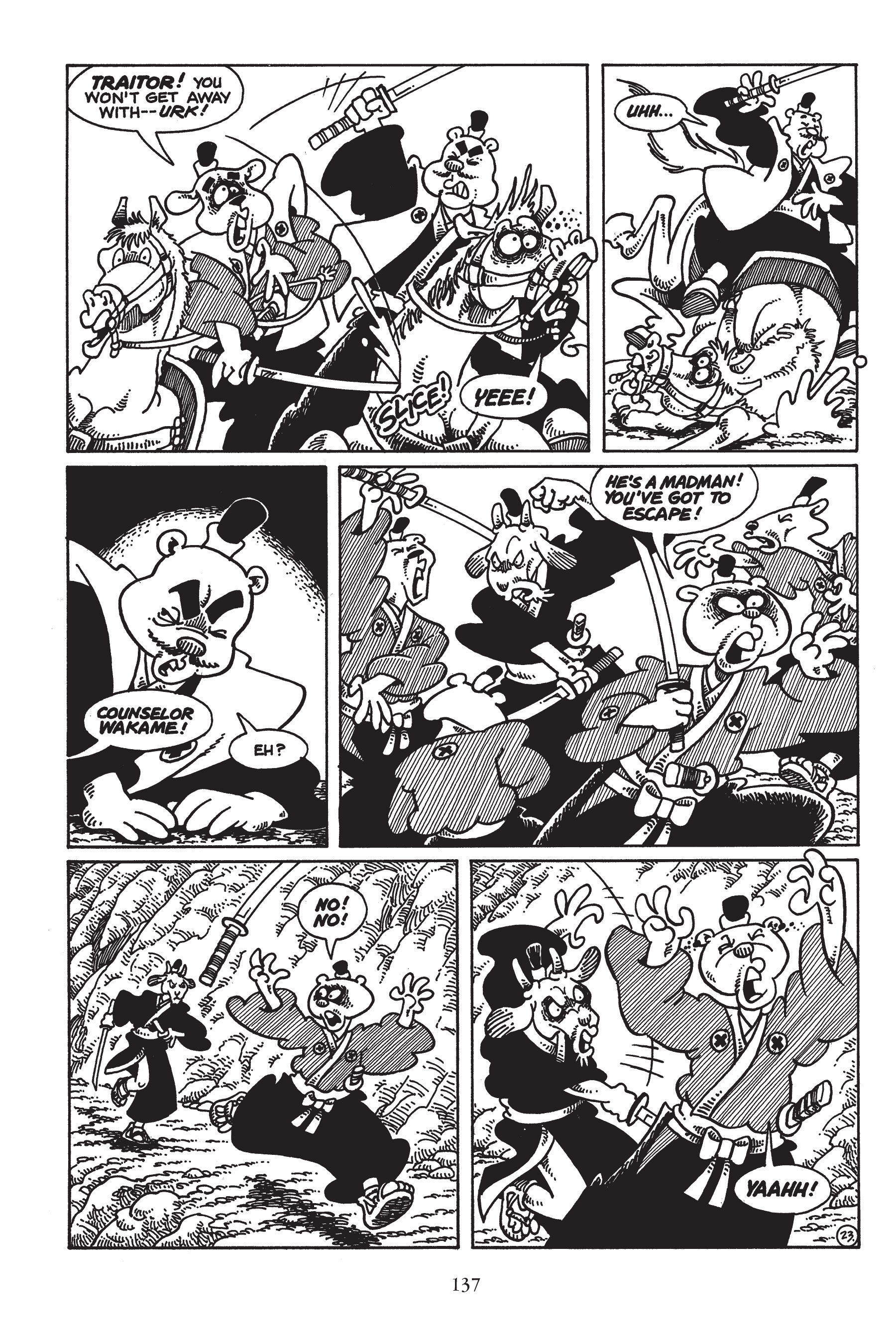 Read online Usagi Yojimbo (1987) comic -  Issue # _TPB 5 - 134