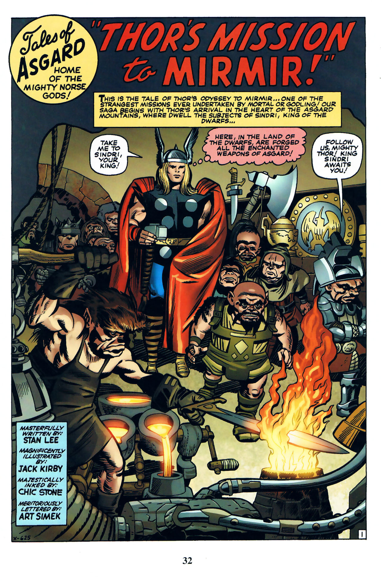 Read online Thor: Tales of Asgard by Stan Lee & Jack Kirby comic -  Issue #1 - 34