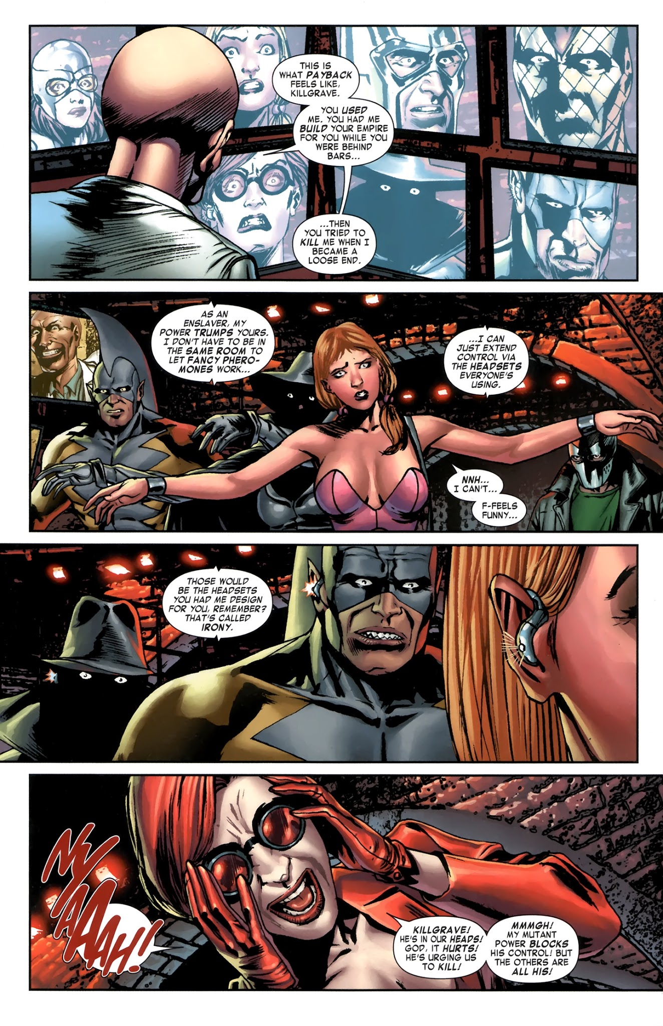 Read online Villains For Hire comic -  Issue #4 - 4