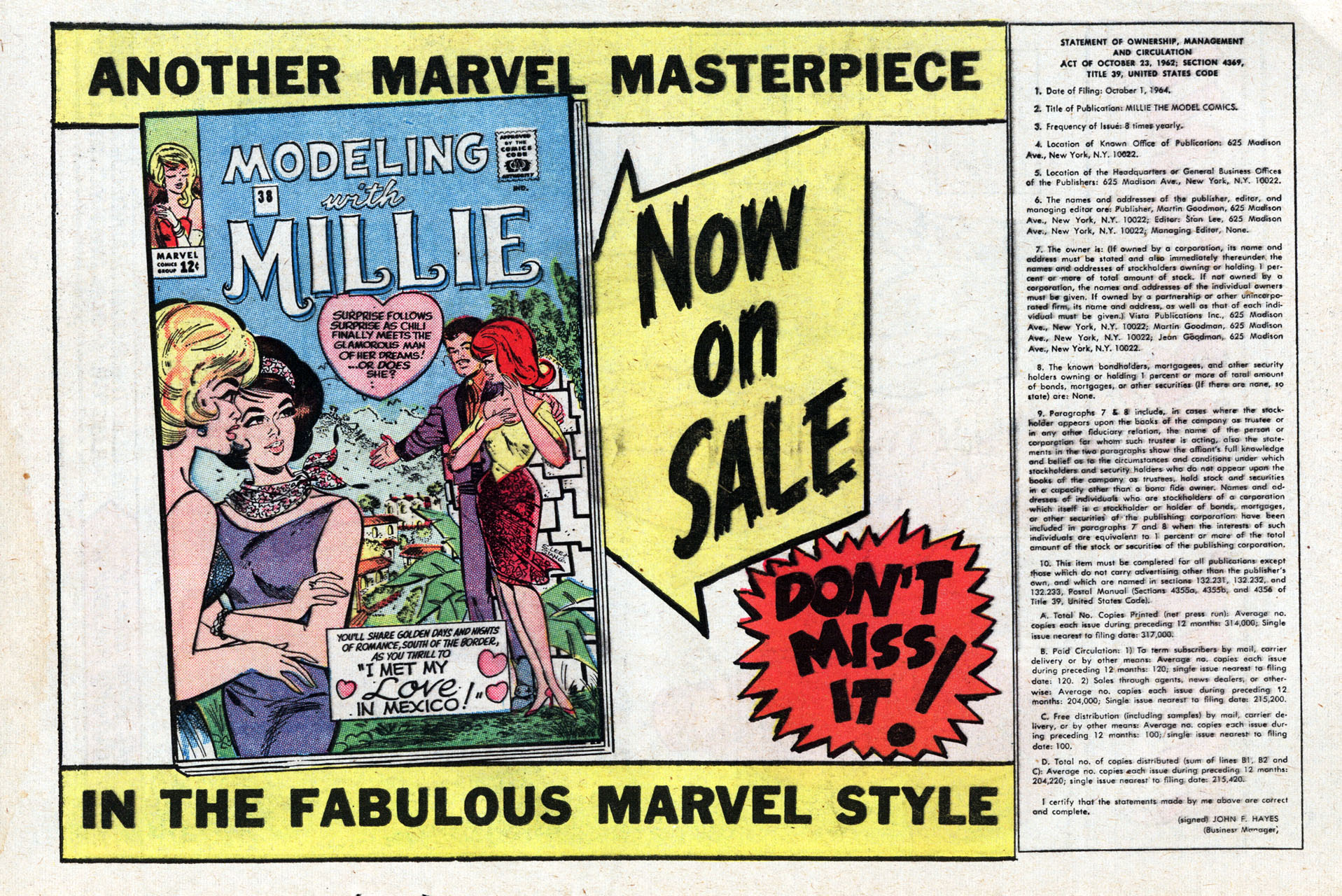 Read online Millie the Model comic -  Issue #128 - 32