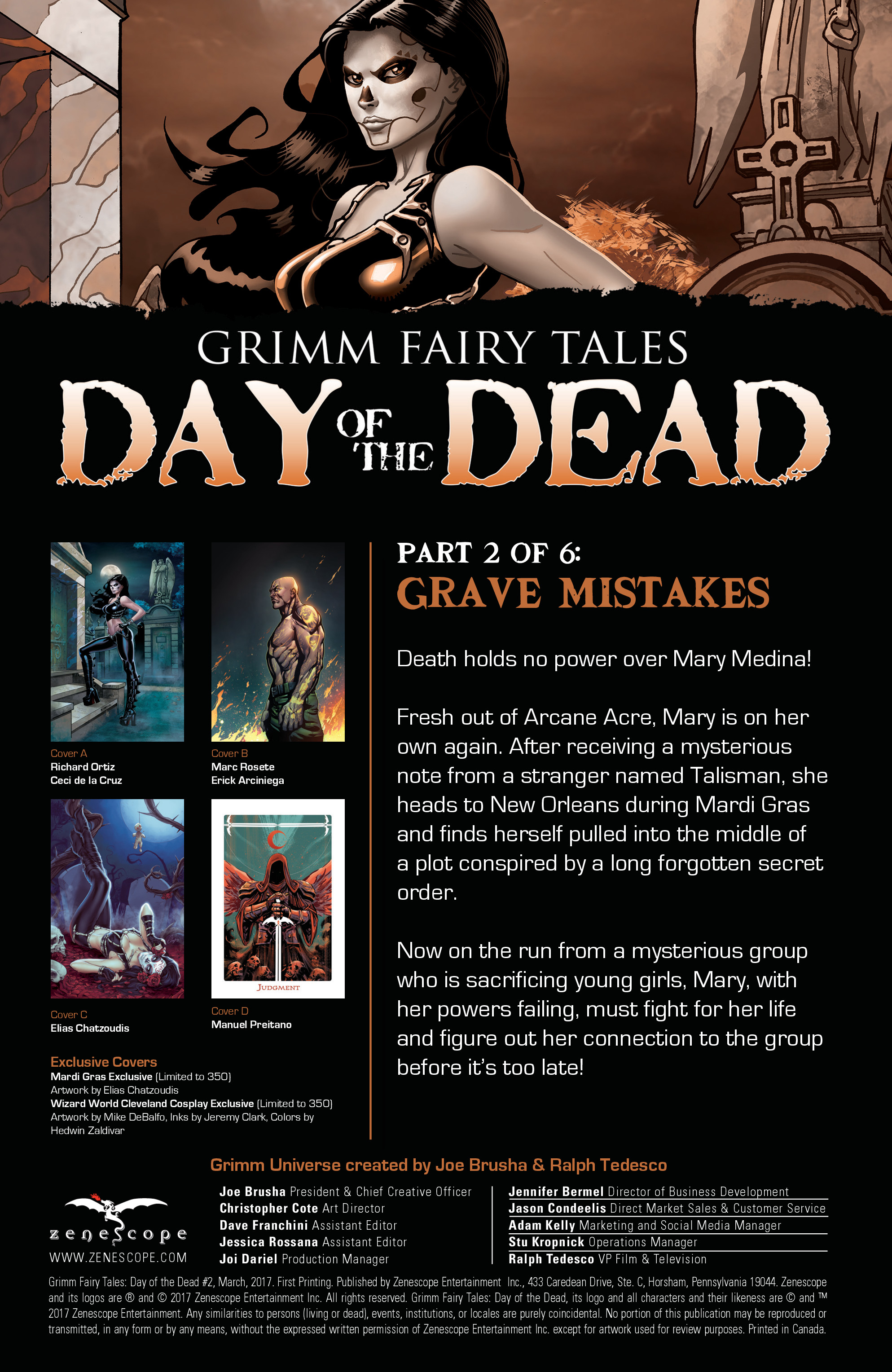 Read online Grimm Fairy Tales: Day of the Dead comic -  Issue #2 - 2