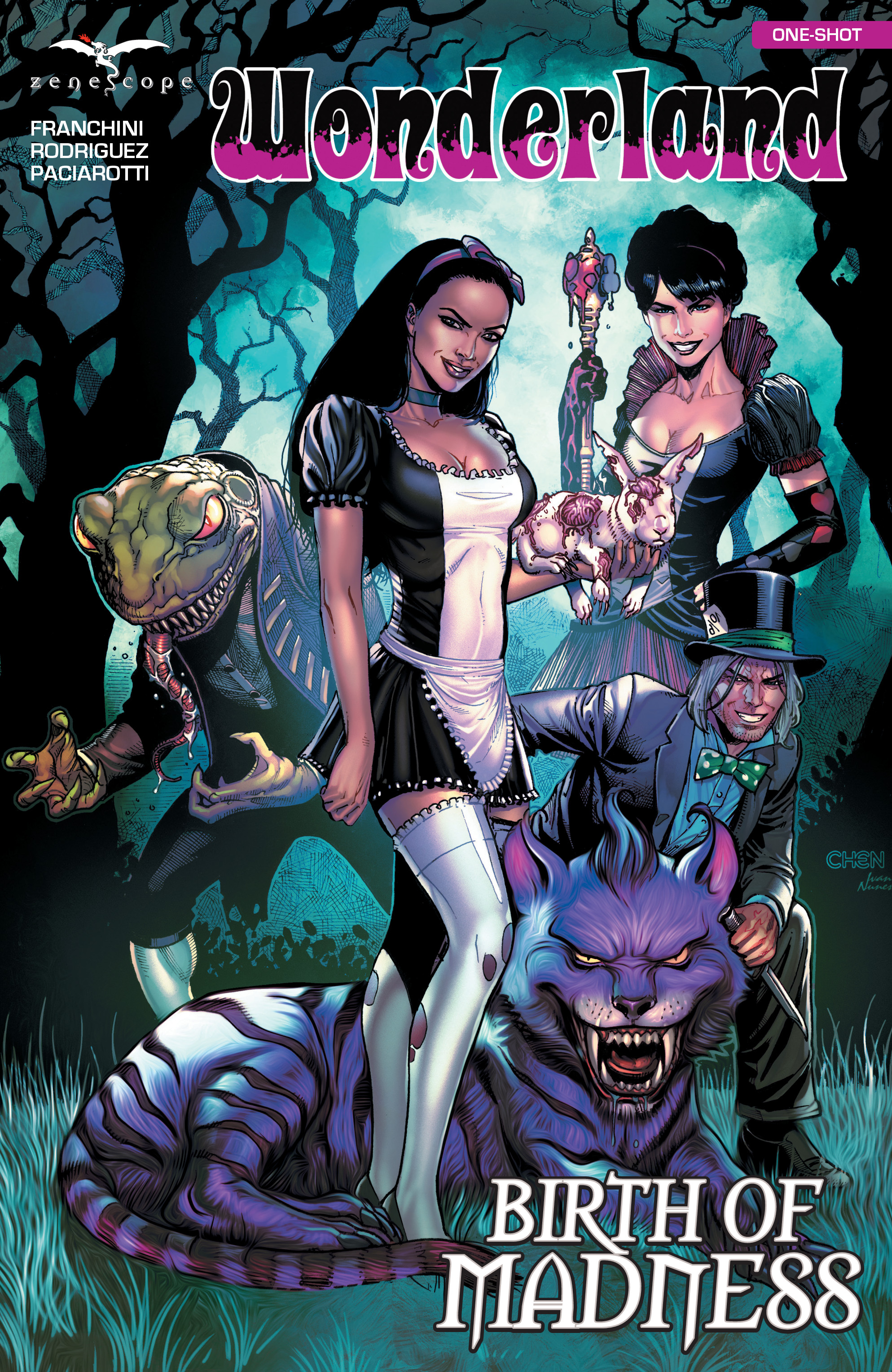Read online Wonderland: Birth of Madness comic -  Issue # Full - 1