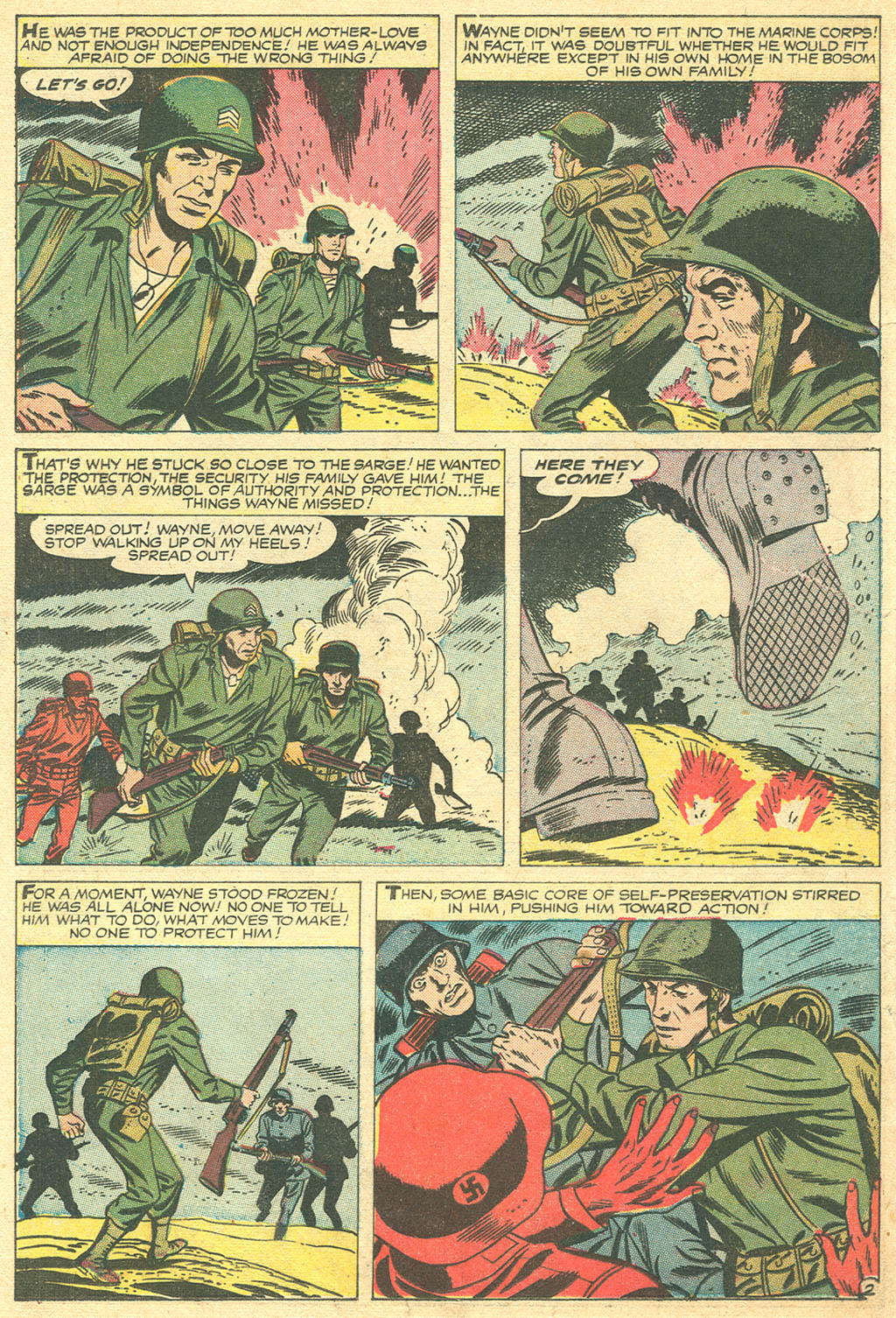 Read online Marines in Battle comic -  Issue #21 - 21