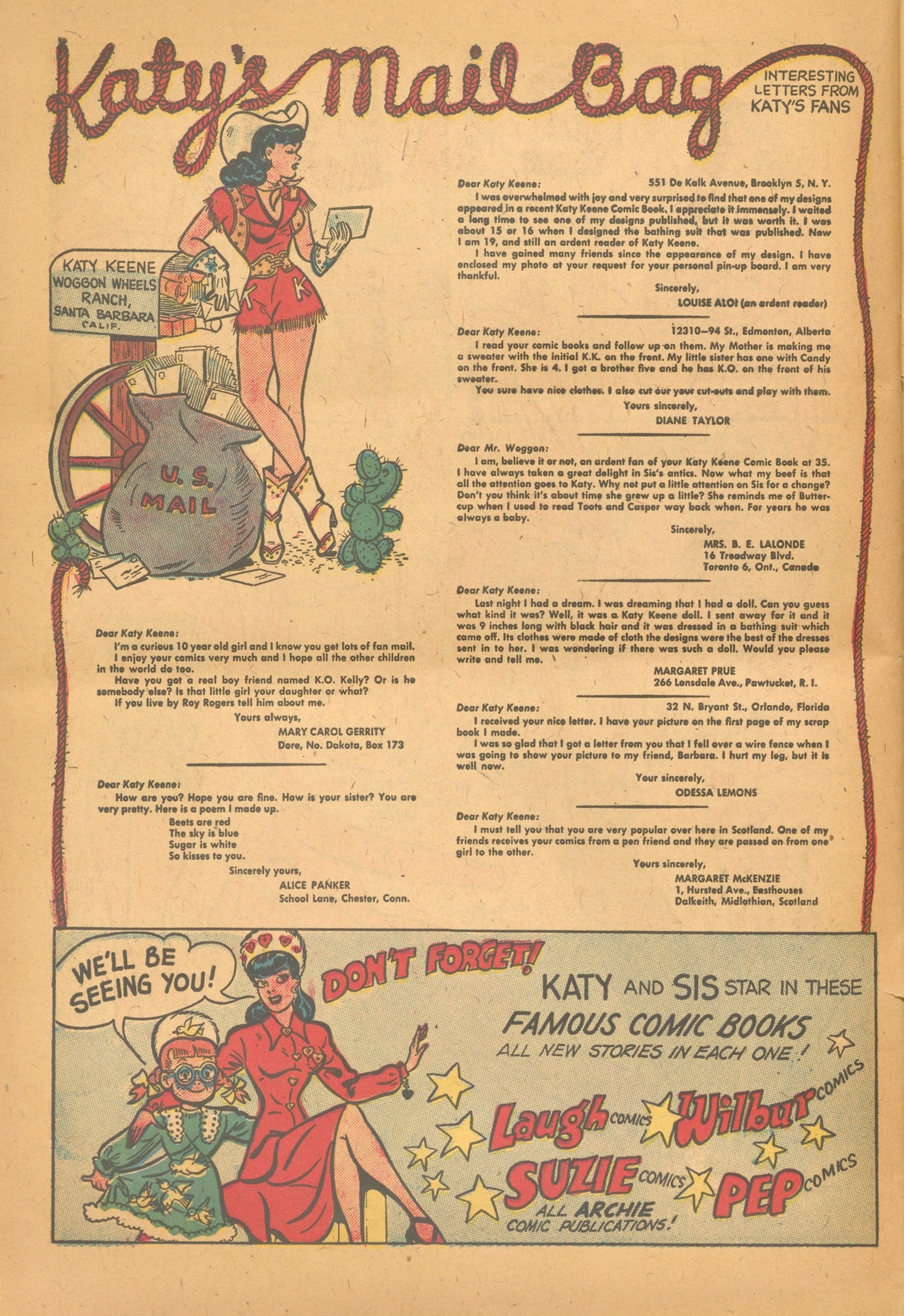Read online Katy Keene (1949) comic -  Issue #13 - 30