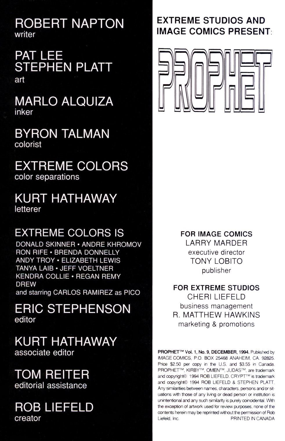 Read online Prophet (1993) comic -  Issue #9 - 2