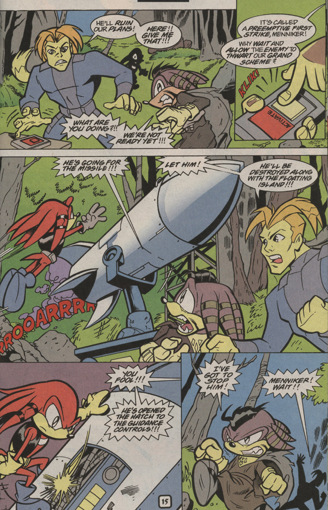 Read online Knuckles the Echidna comic -  Issue #25 - 21