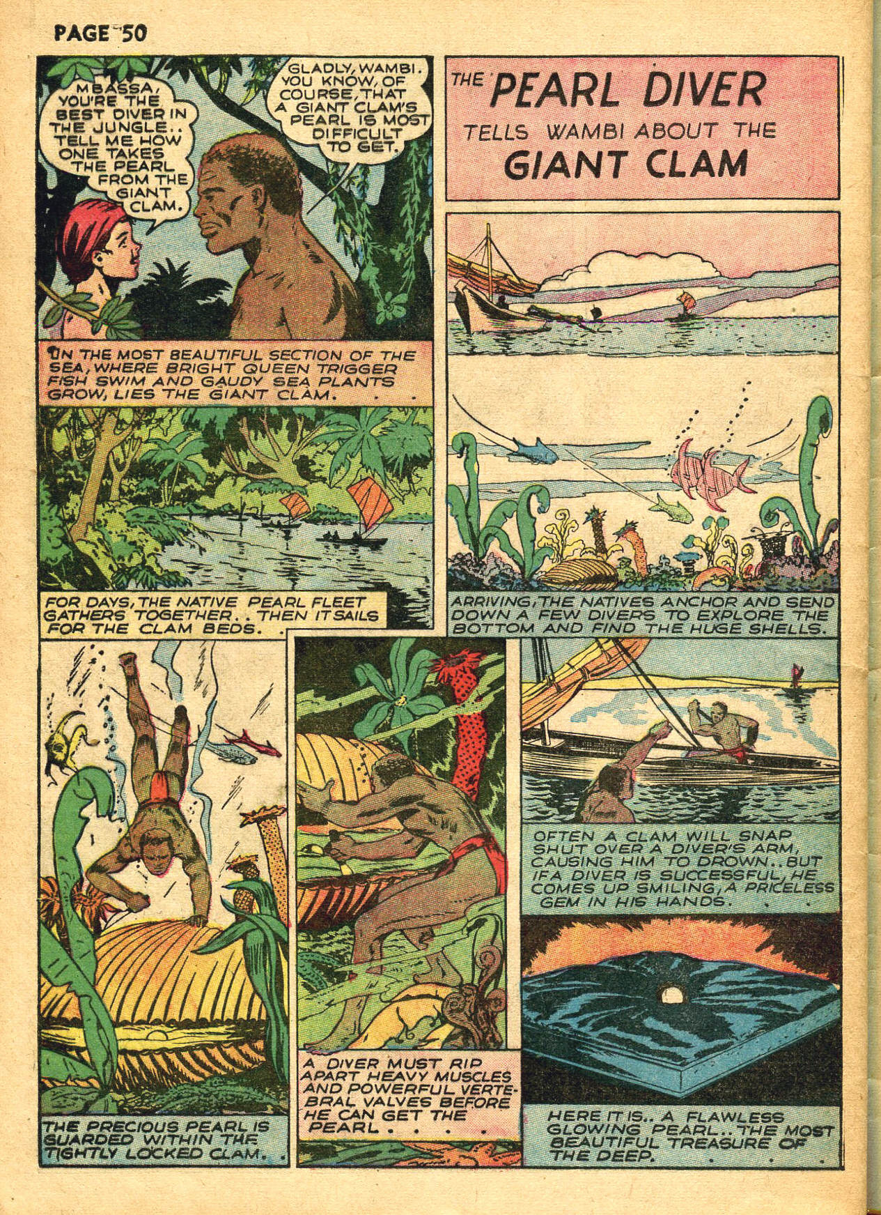 Read online Wambi Jungle Boy comic -  Issue #1 - 53