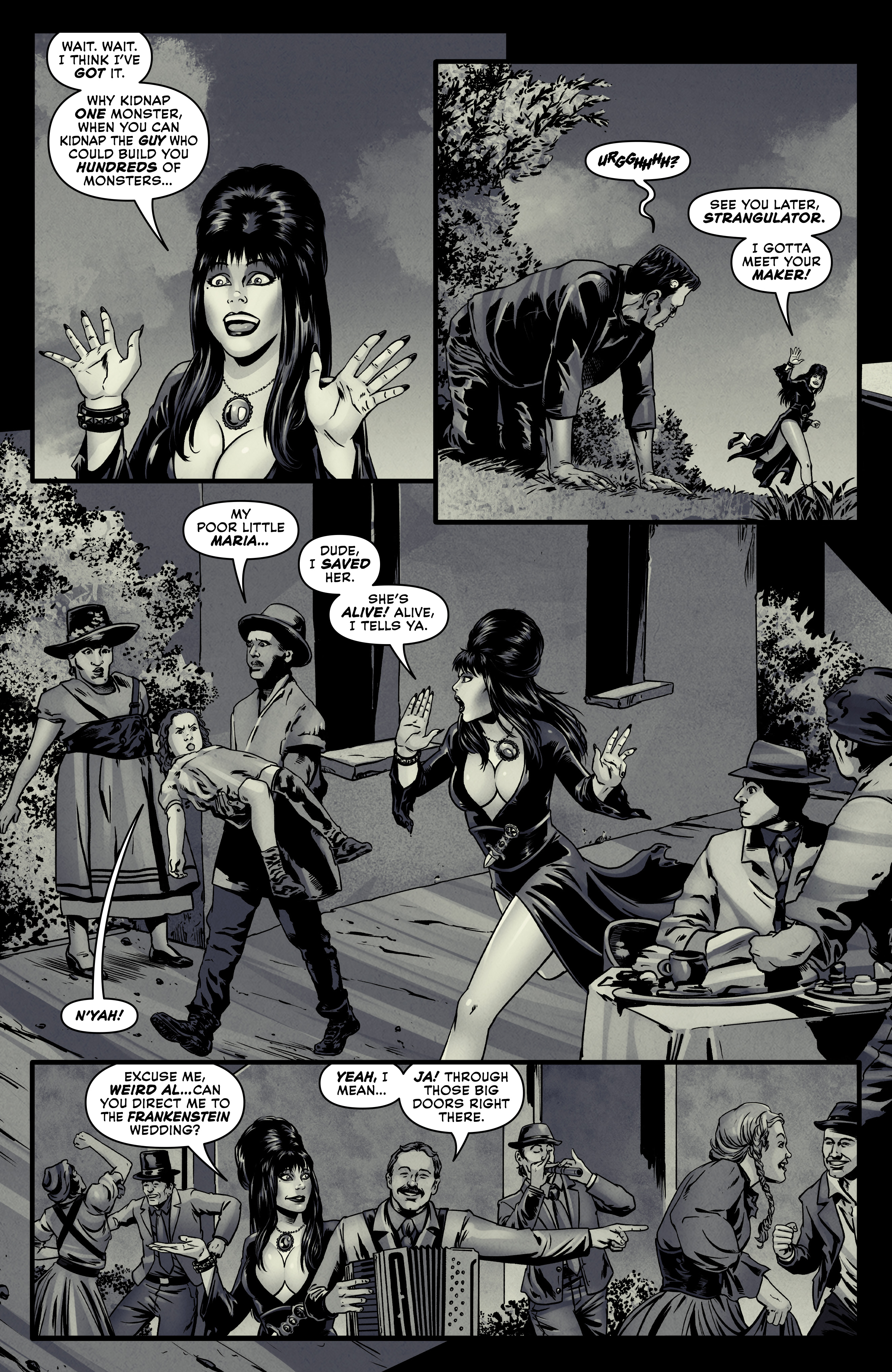 Read online Elvira in Monsterland comic -  Issue #2 - 9