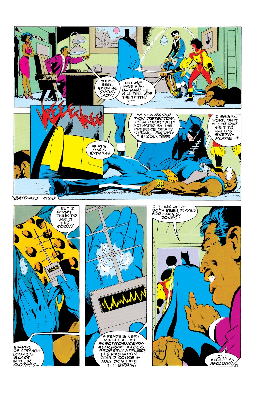 Batman and the Outsiders (1983) issue 28 - Page 21