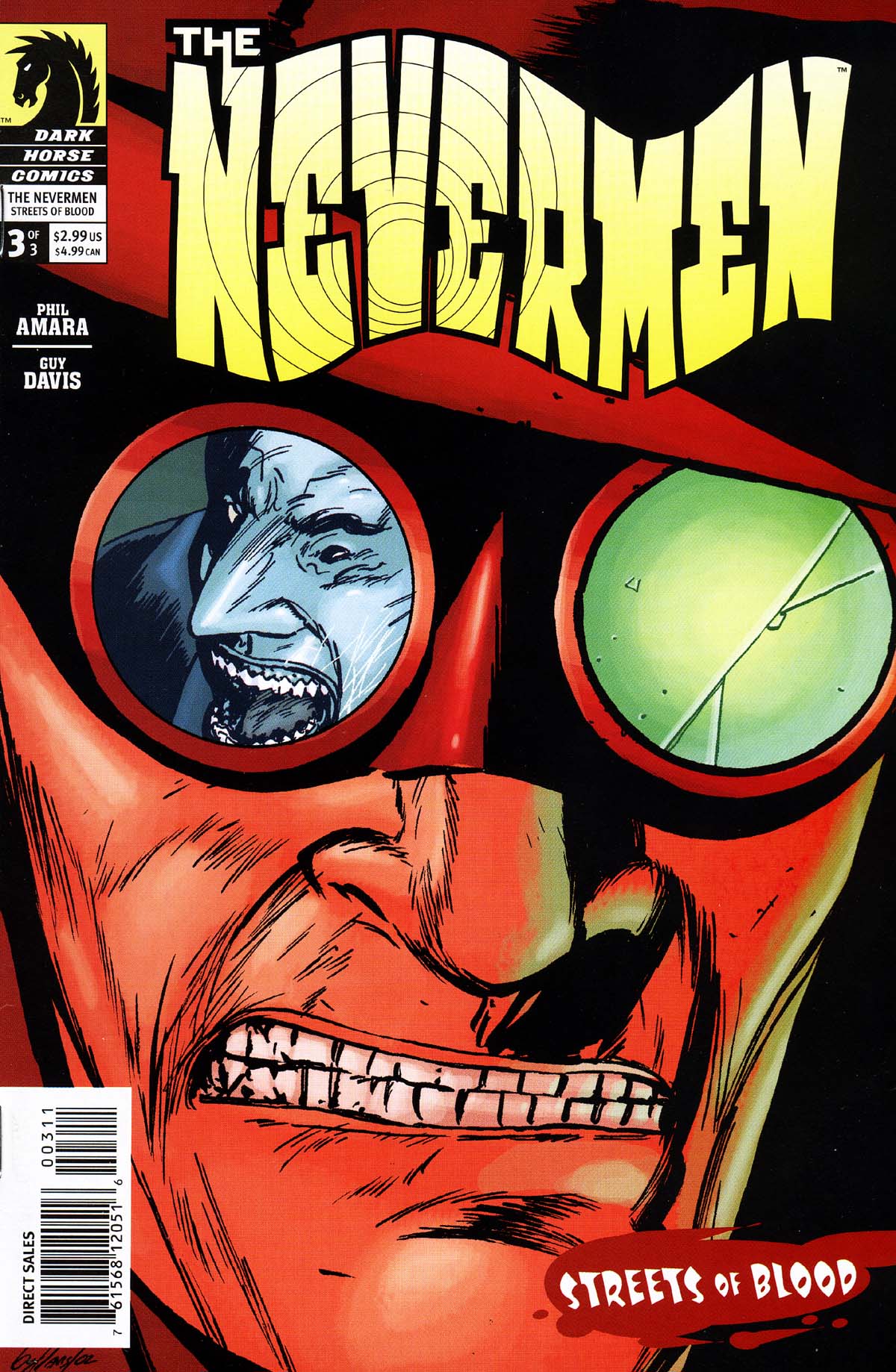 Read online The Nevermen: Streets of Blood comic -  Issue #3 - 1