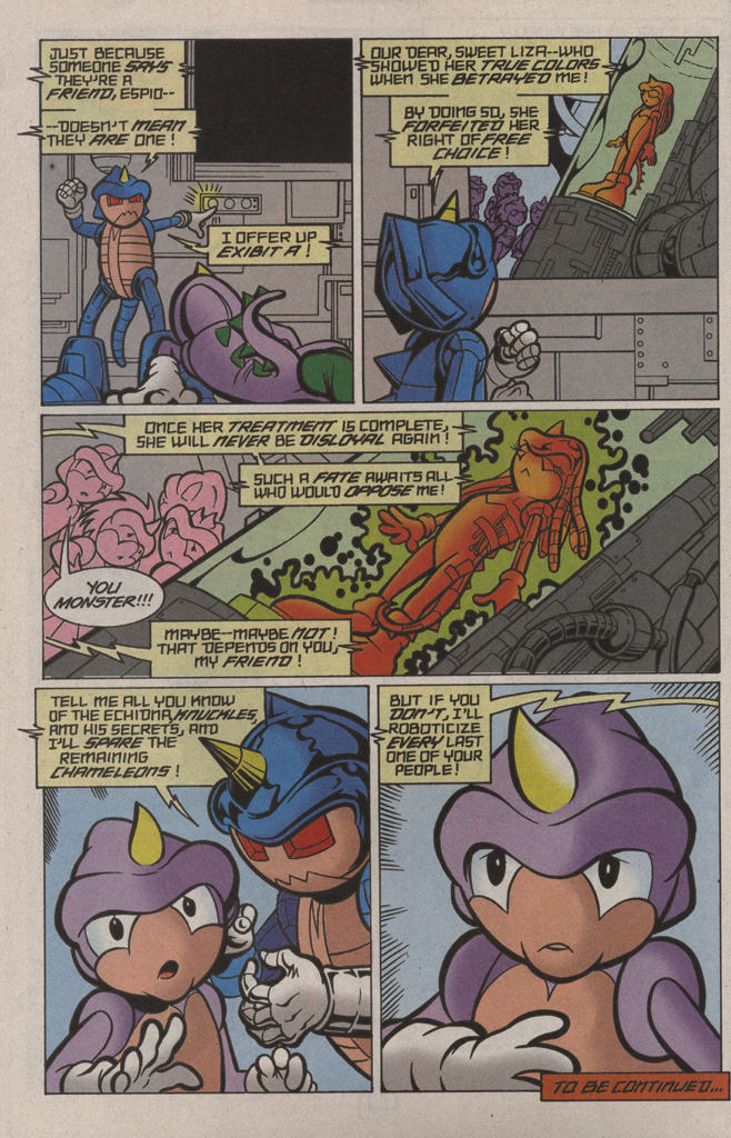 Read online Knuckles the Echidna comic -  Issue #31 - 28