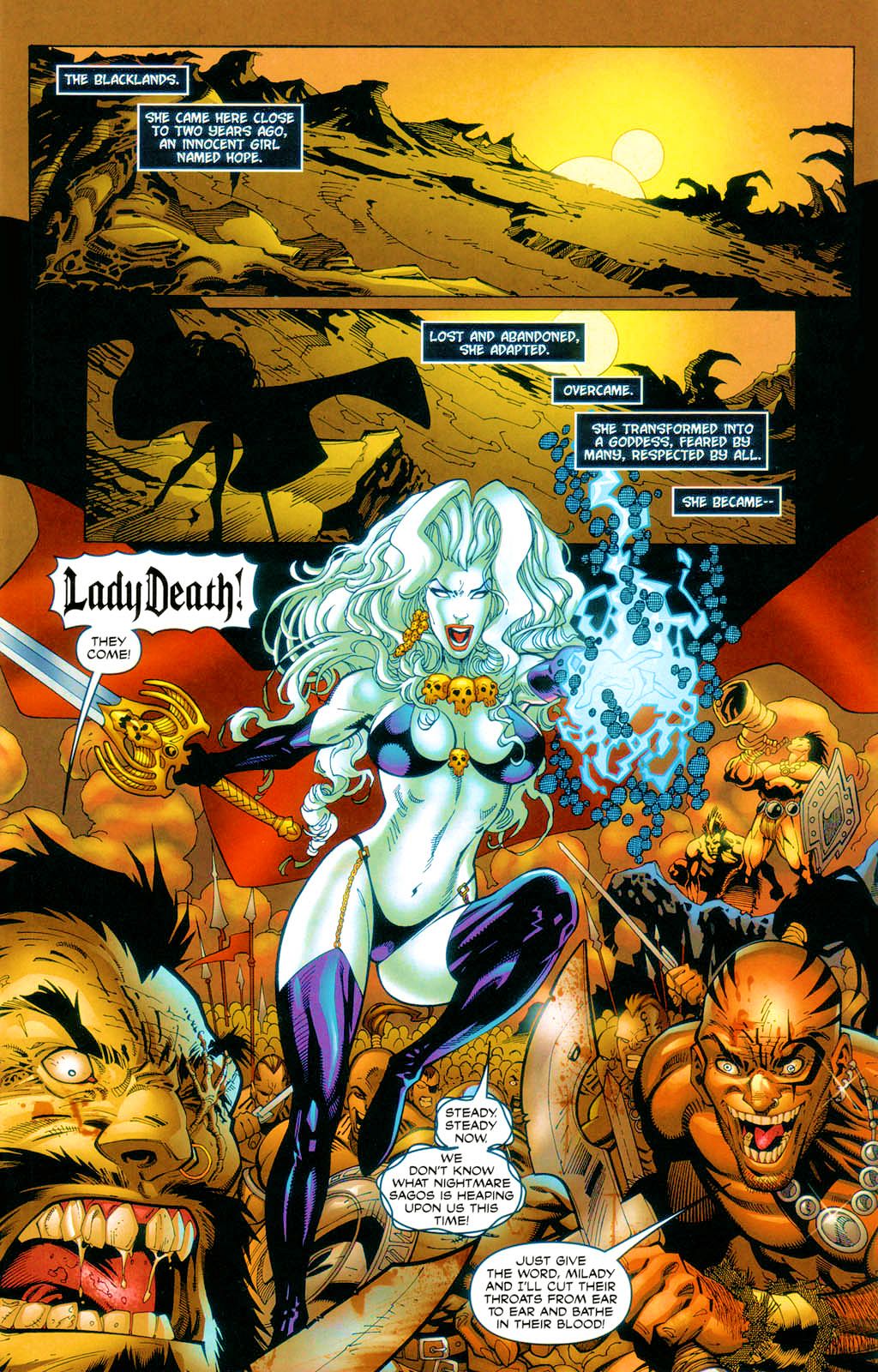 Read online Brian Pulido's Lady Death: Abandon All Hope comic -  Issue #0 - 4