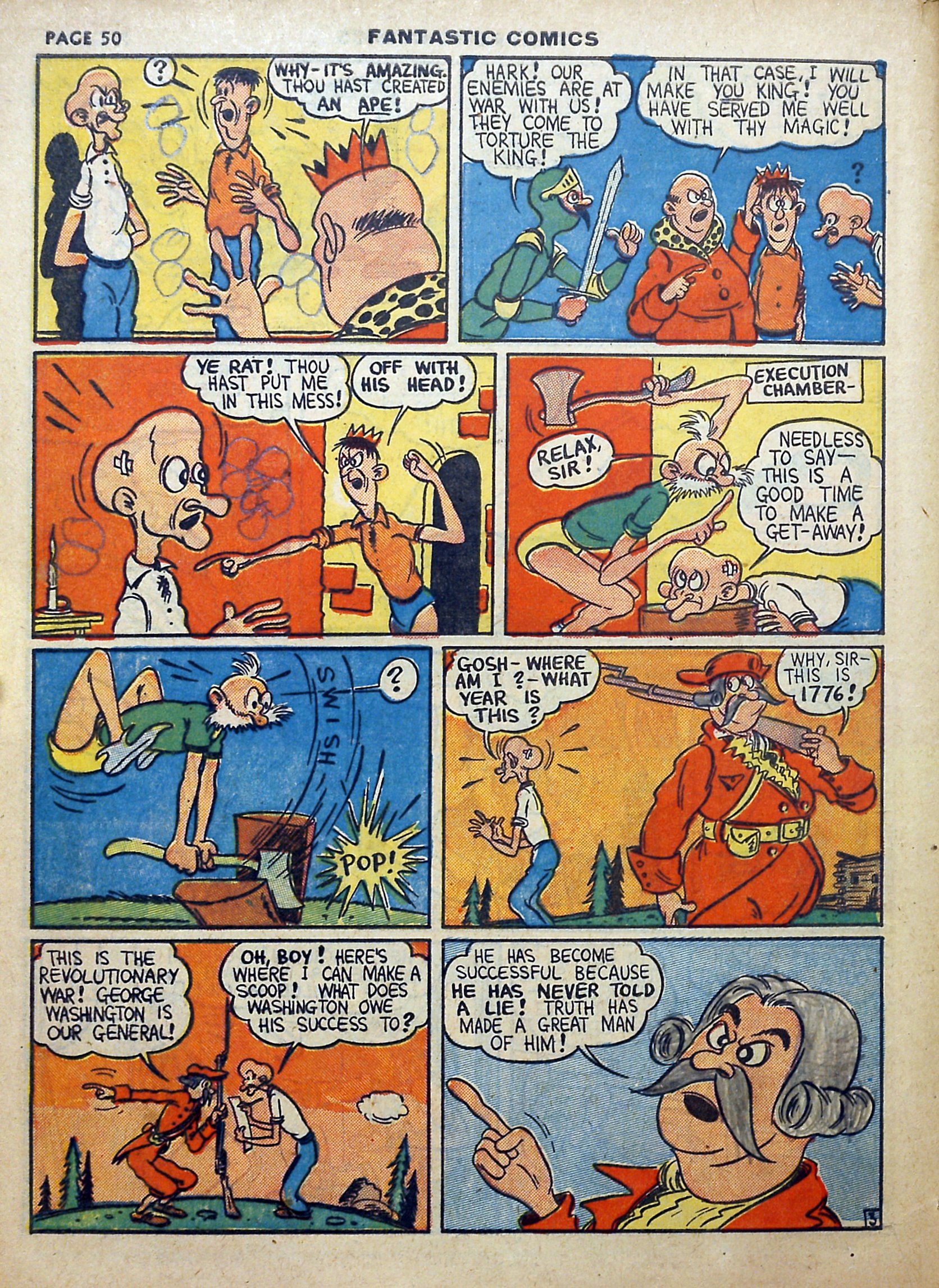 Read online Fantastic Comics comic -  Issue #5 - 51