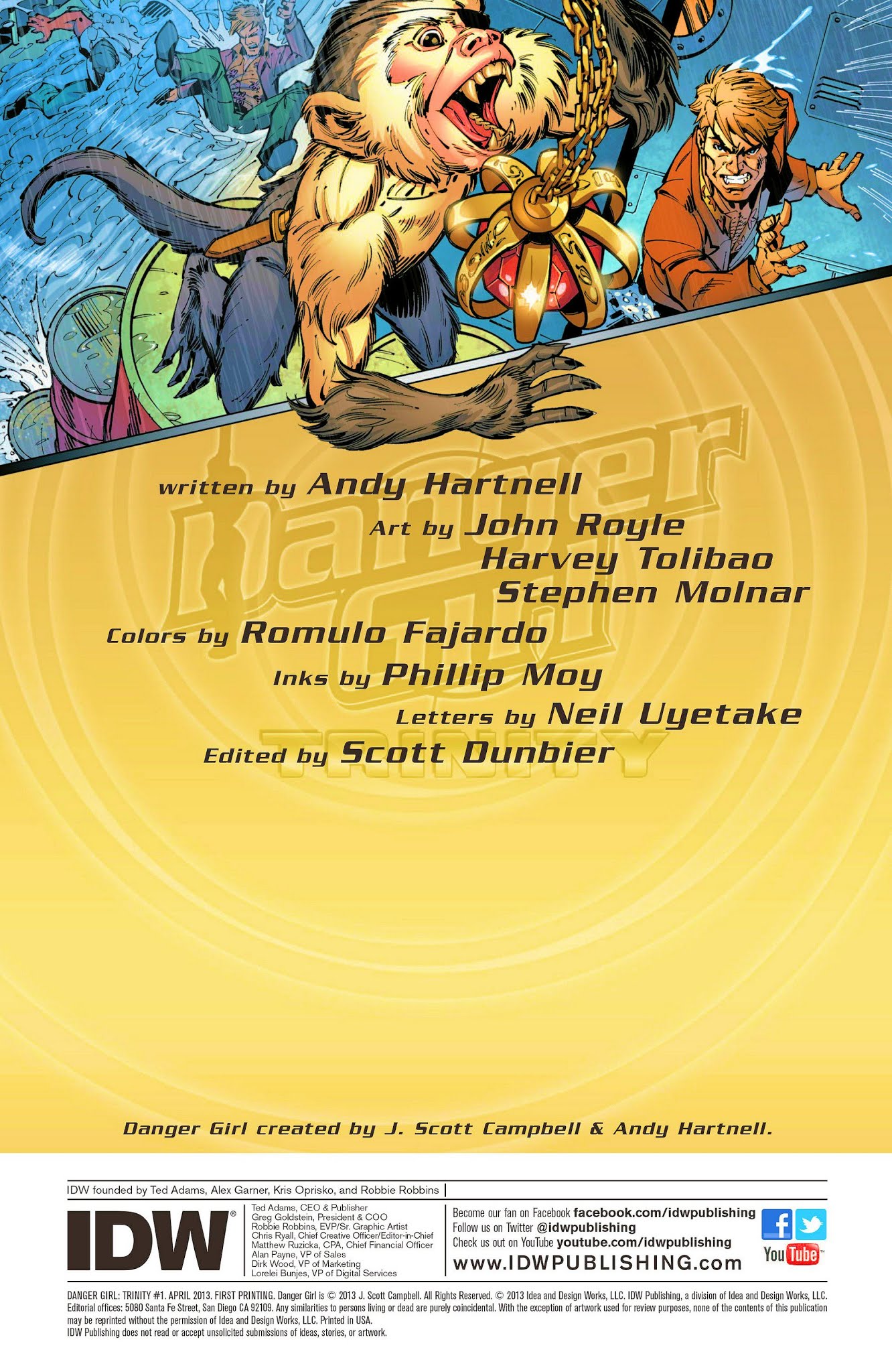 Read online Danger Girl: Trinity comic -  Issue #1 - 2