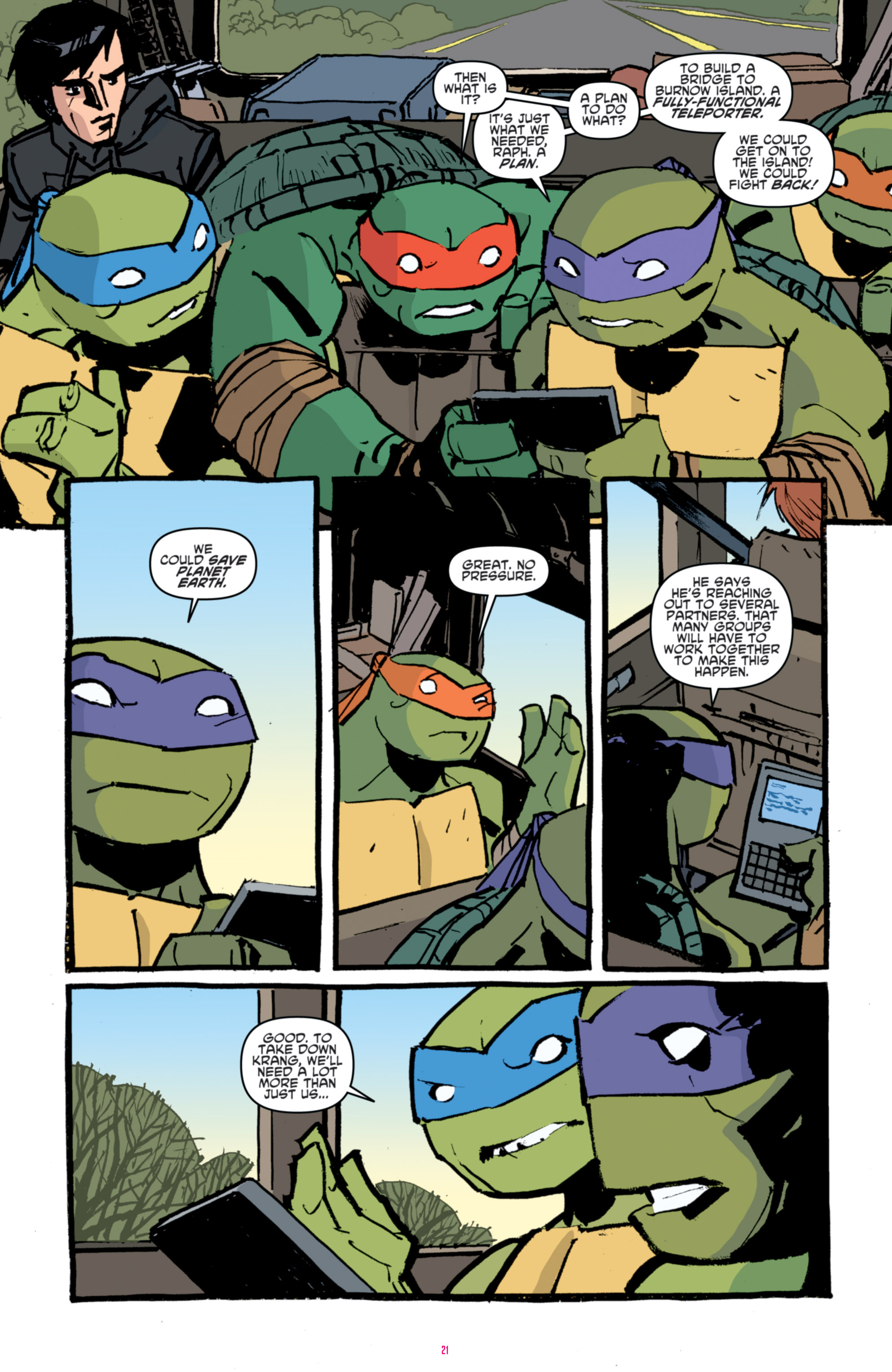 Read online Teenage Mutant Ninja Turtles Utrom Empire comic -  Issue #3 - 23