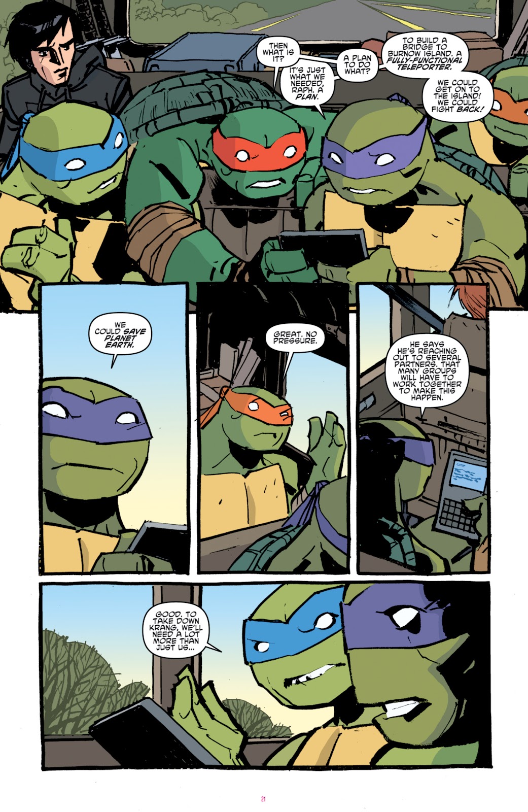 Teenage Mutant Ninja Turtles Utrom Empire issue 3 - Page 23