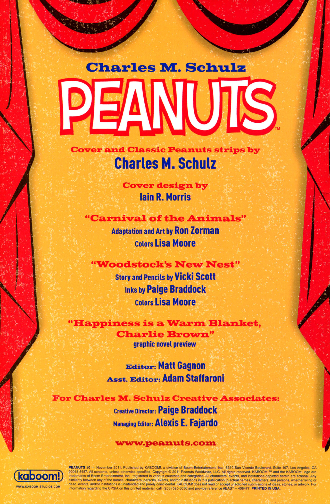 Read online Peanuts (2011) comic -  Issue #0 - 2