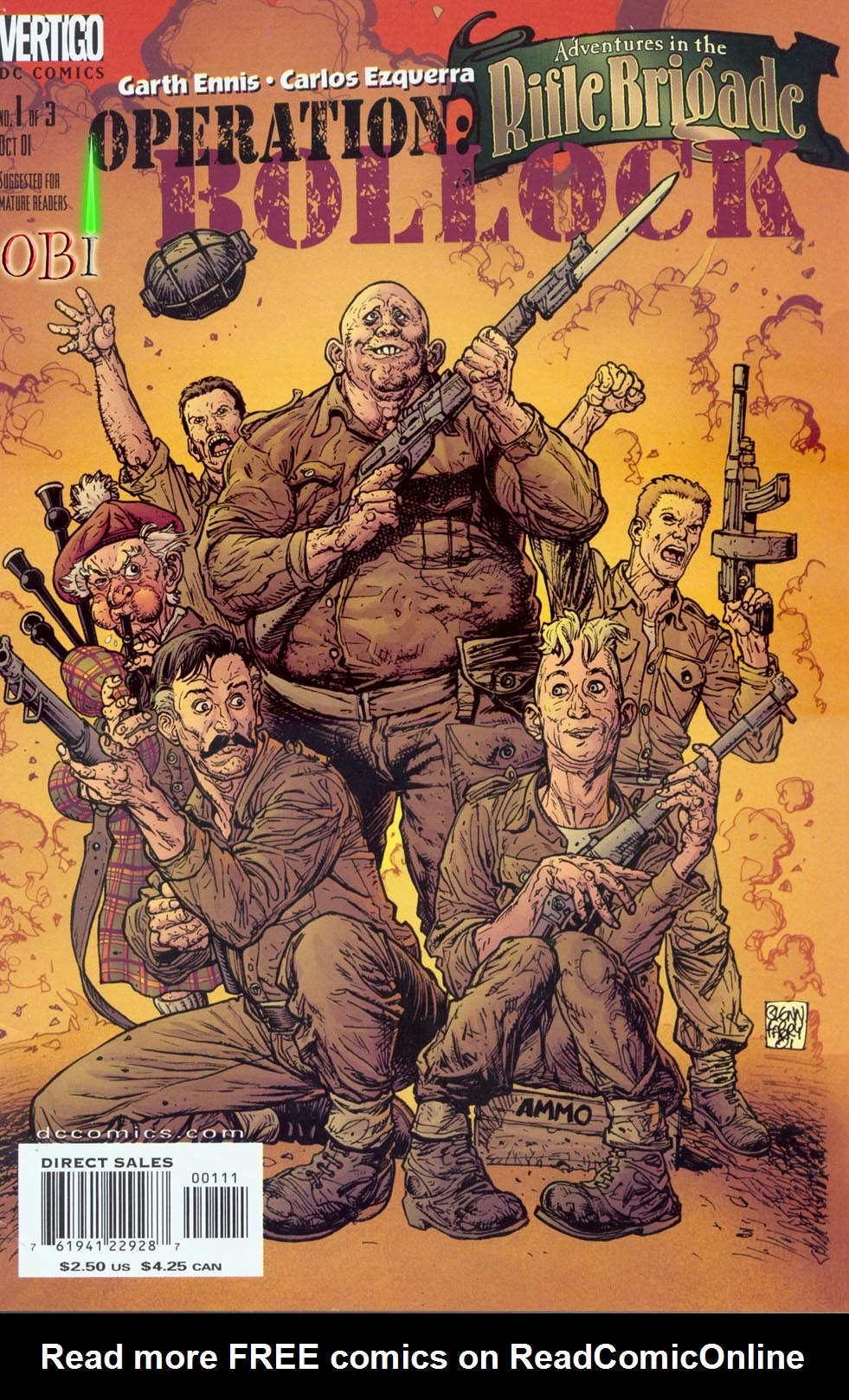 Read online Adventures in the Rifle Brigade: Operation Bollock comic -  Issue #1 - 1