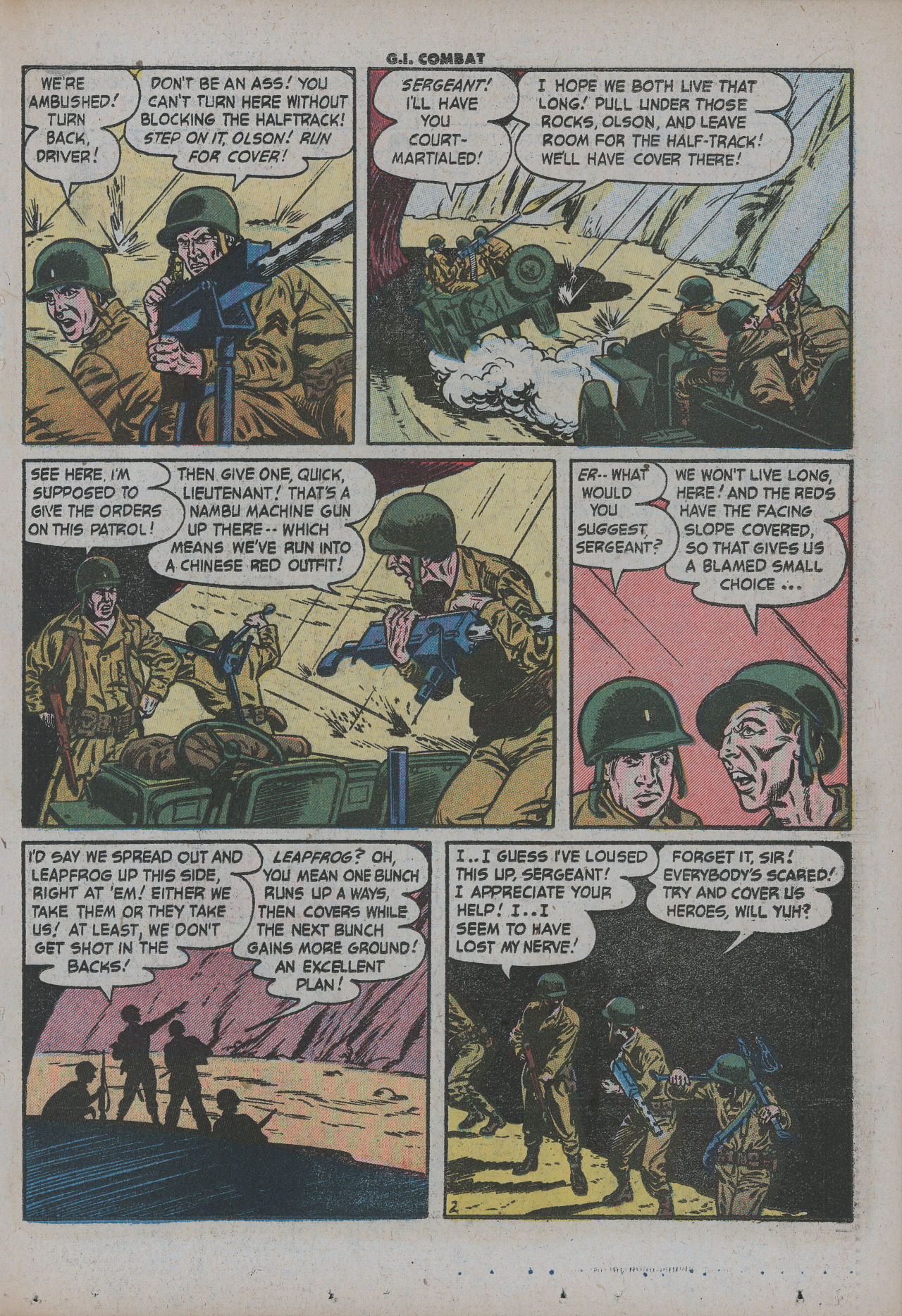 Read online G.I. Combat (1952) comic -  Issue #32 - 19