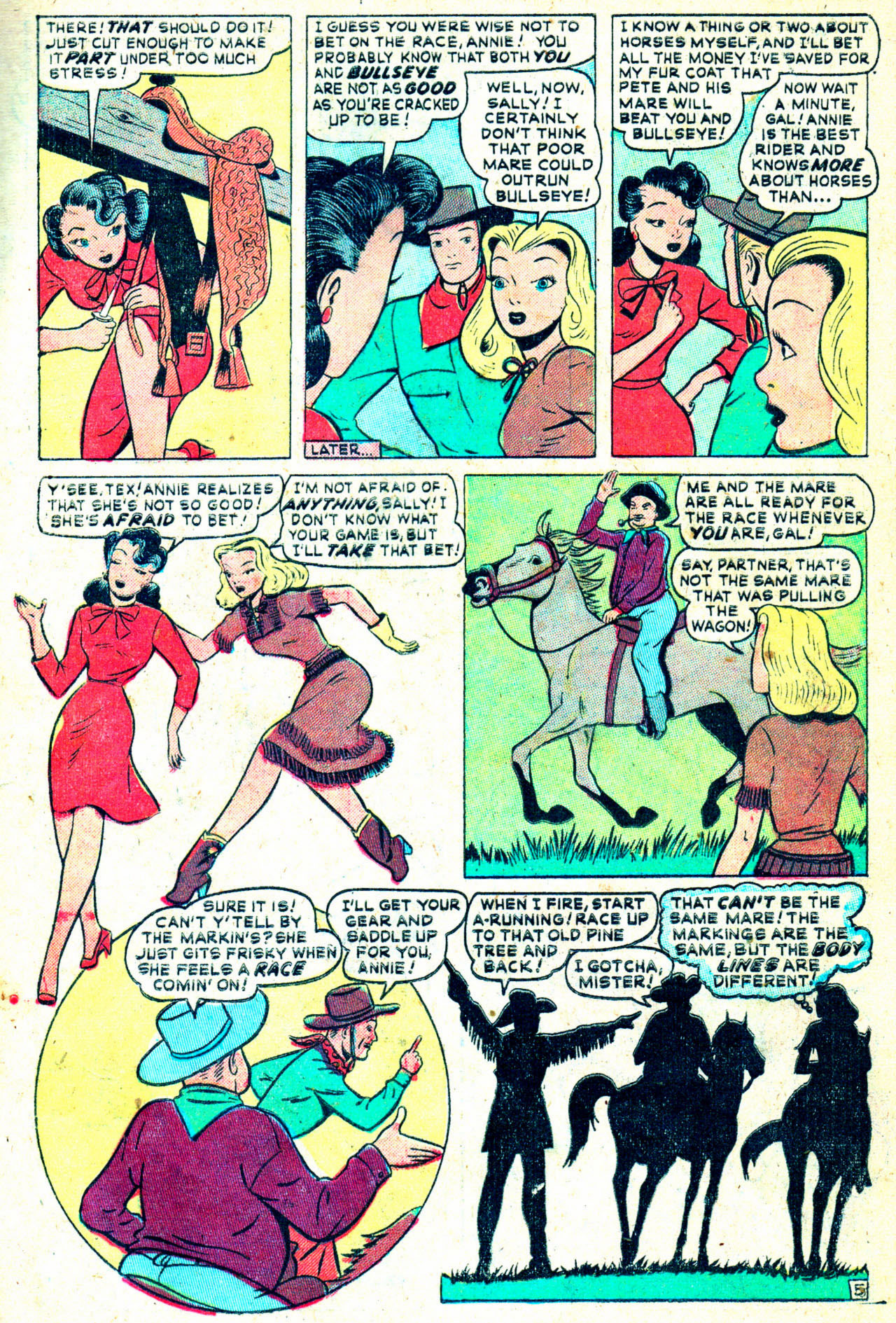 Read online Annie Oakley comic -  Issue #4 - 7