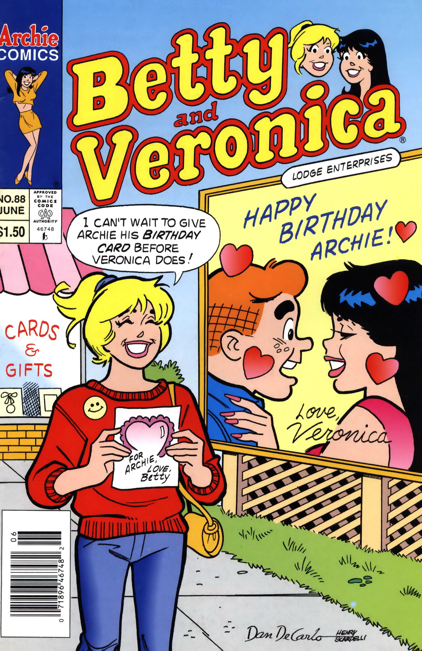 Read online Betty and Veronica (1987) comic -  Issue #88 - 1