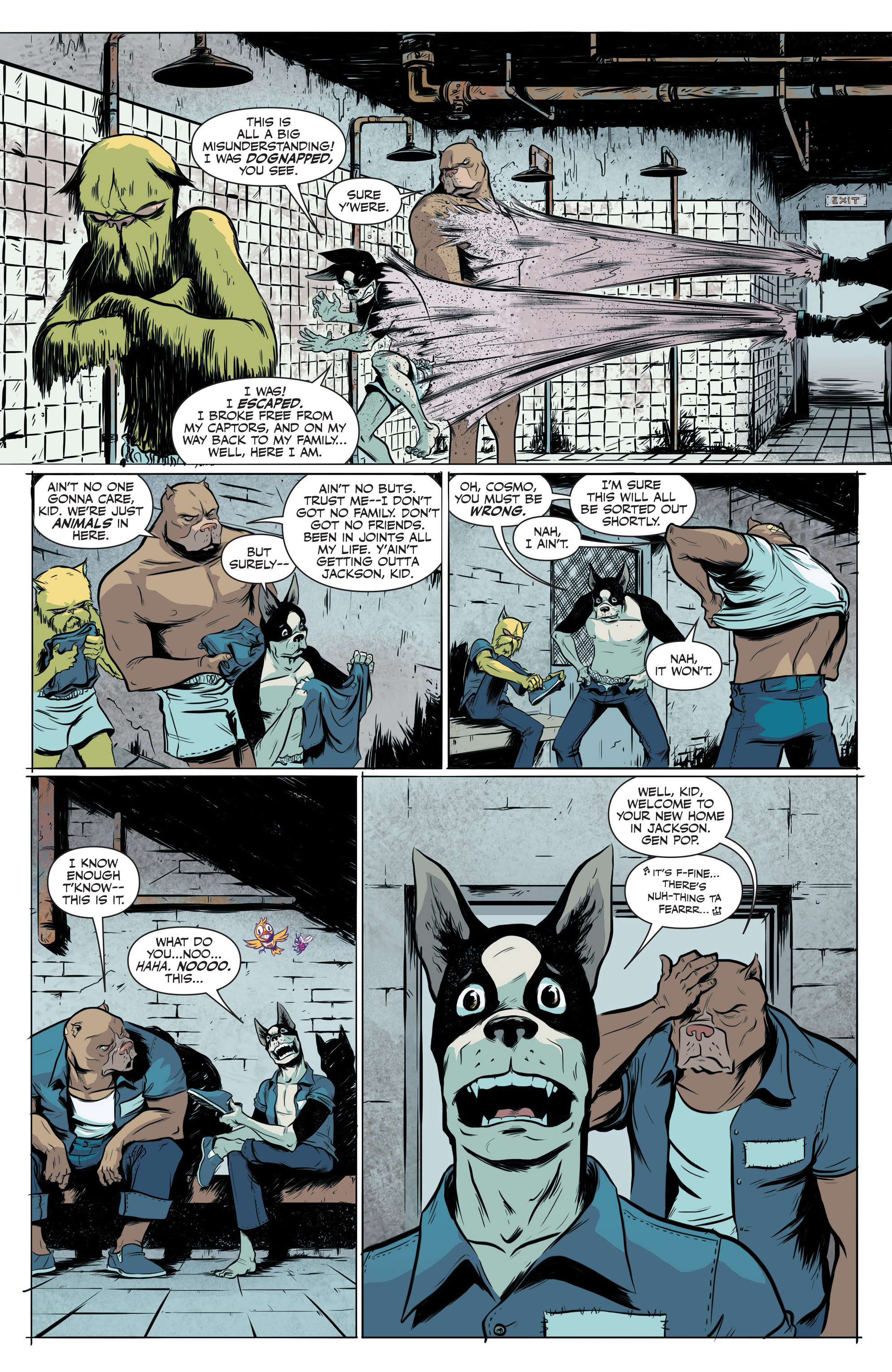 Read online Kennel Block Blues comic -  Issue #1 - 6