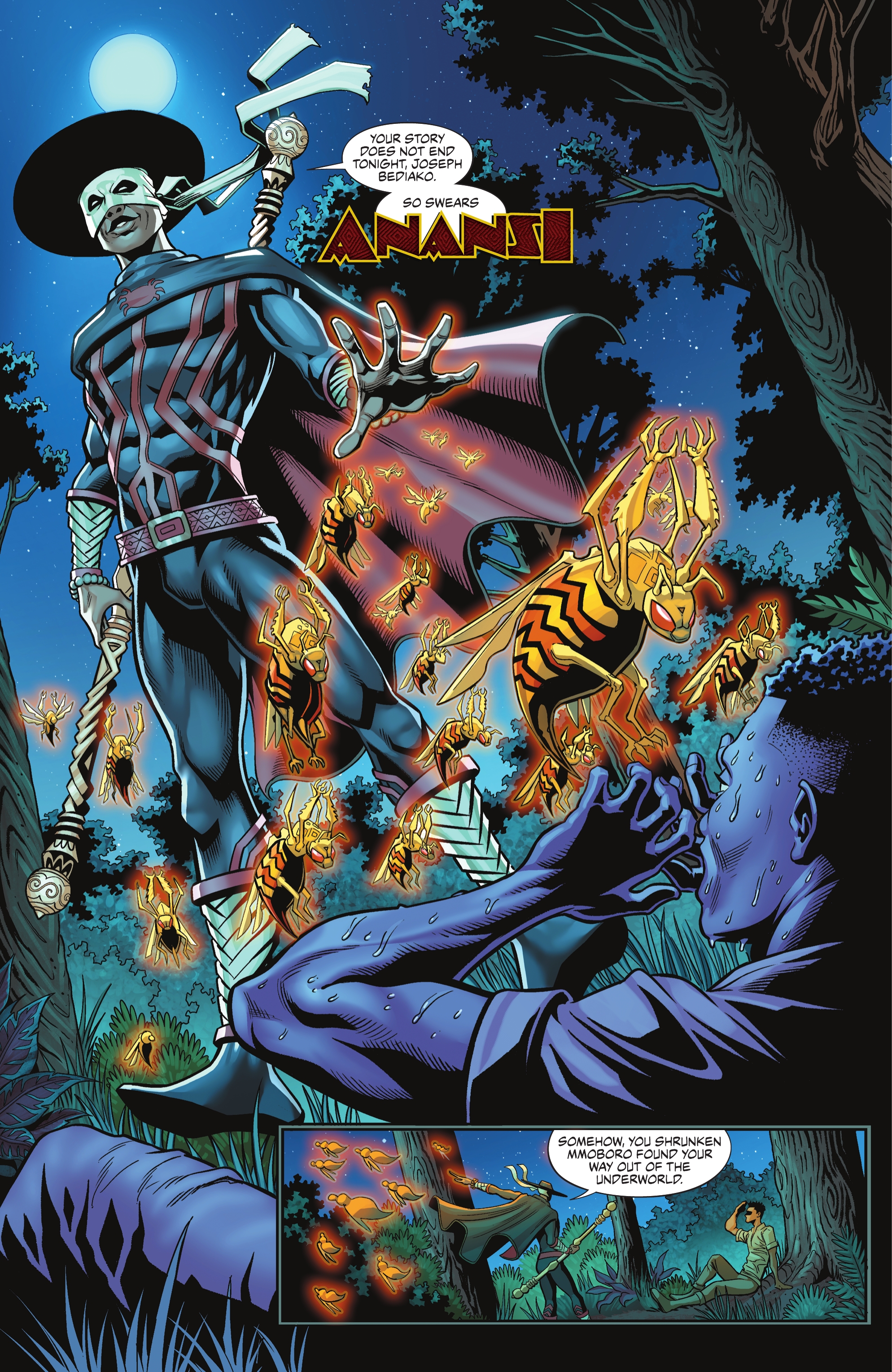 Read online Static Team-Up: Anansi comic -  Issue # Full - 4