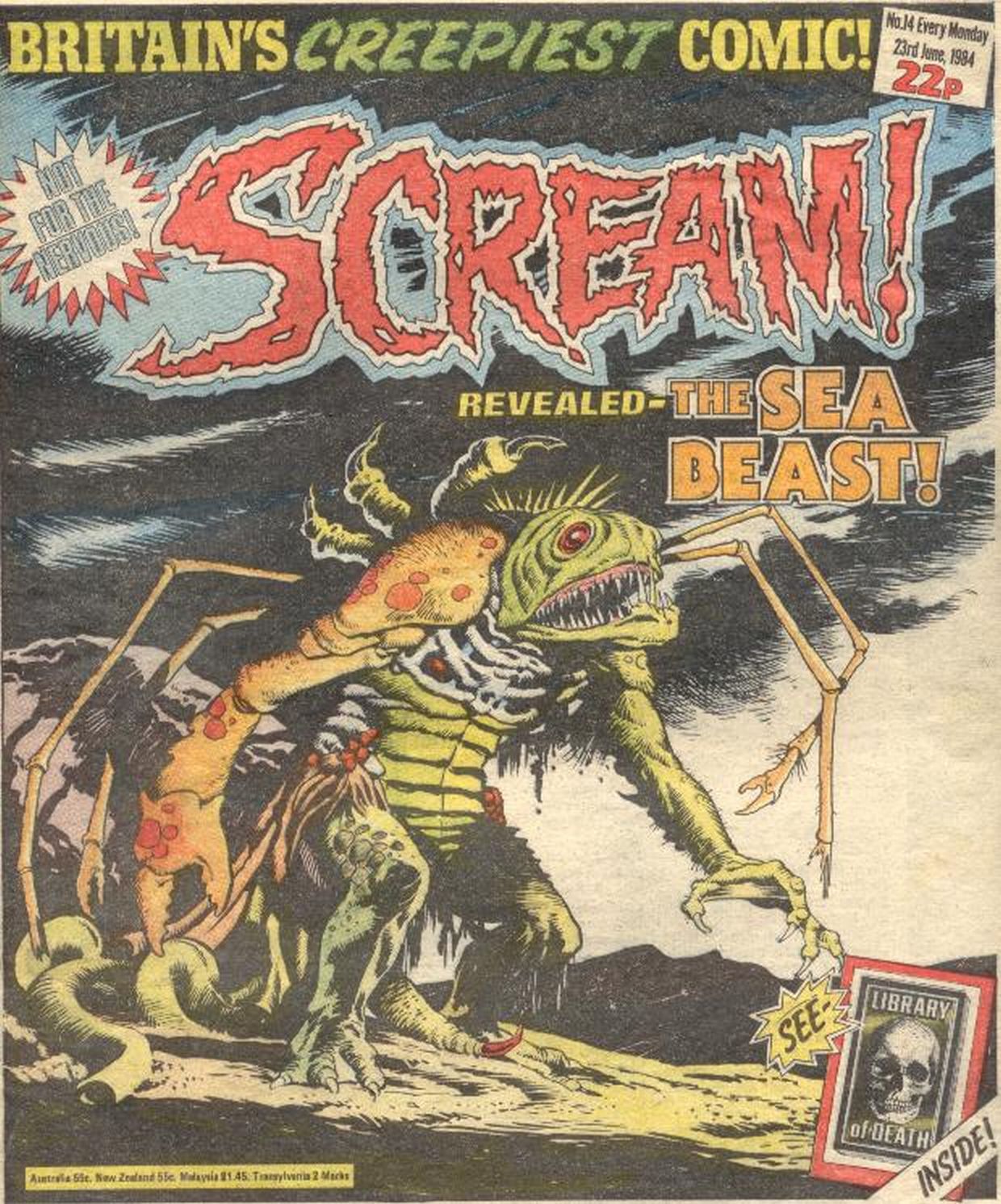 Read online Scream! (1984) comic -  Issue #14 - 1