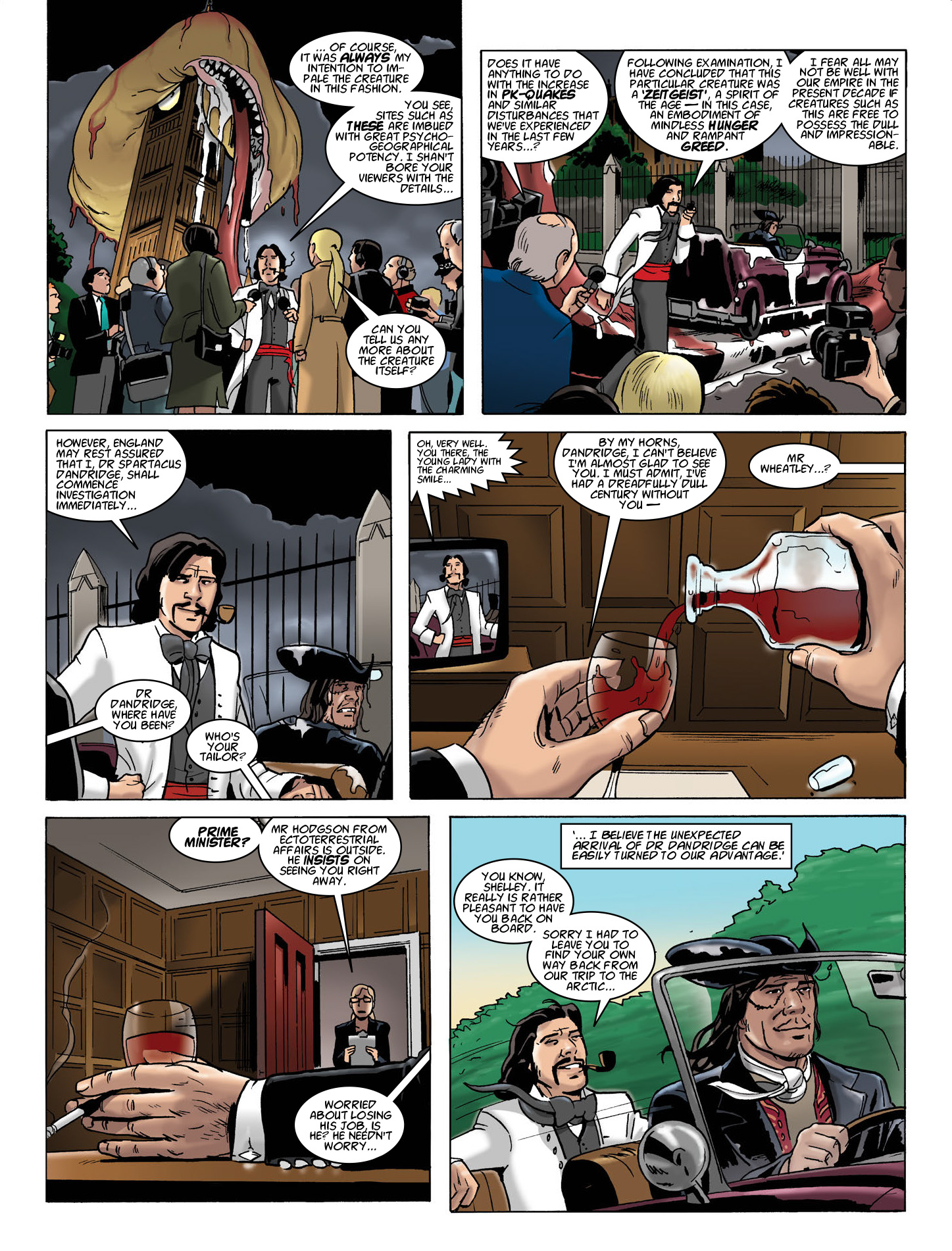 Read online Dandridge: Return of the Chap comic -  Issue # TPB - 34