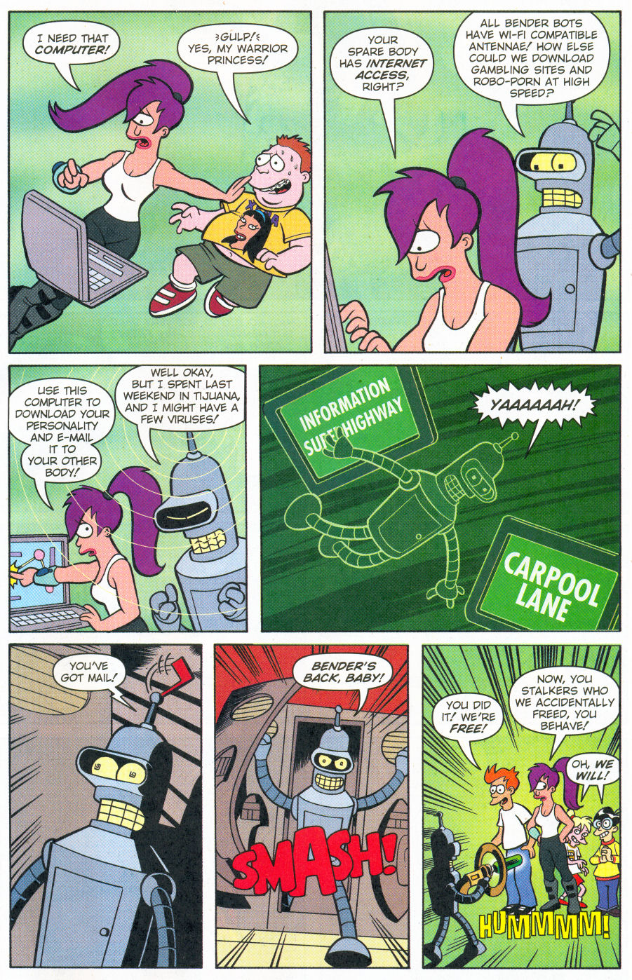 Read online Futurama Comics comic -  Issue #23 - 23