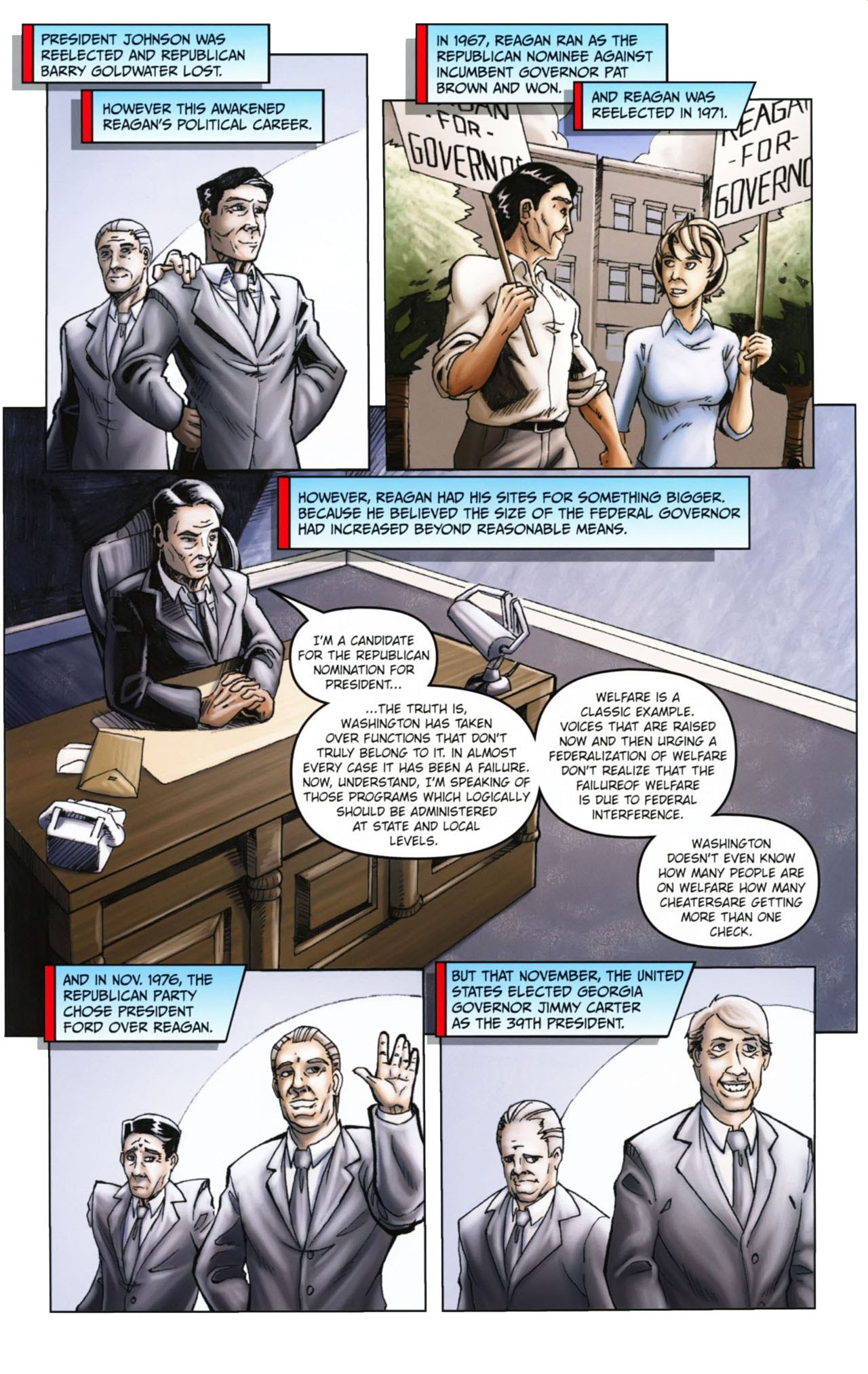 Read online Political Power: Ronald Reagan comic -  Issue # Full - 20