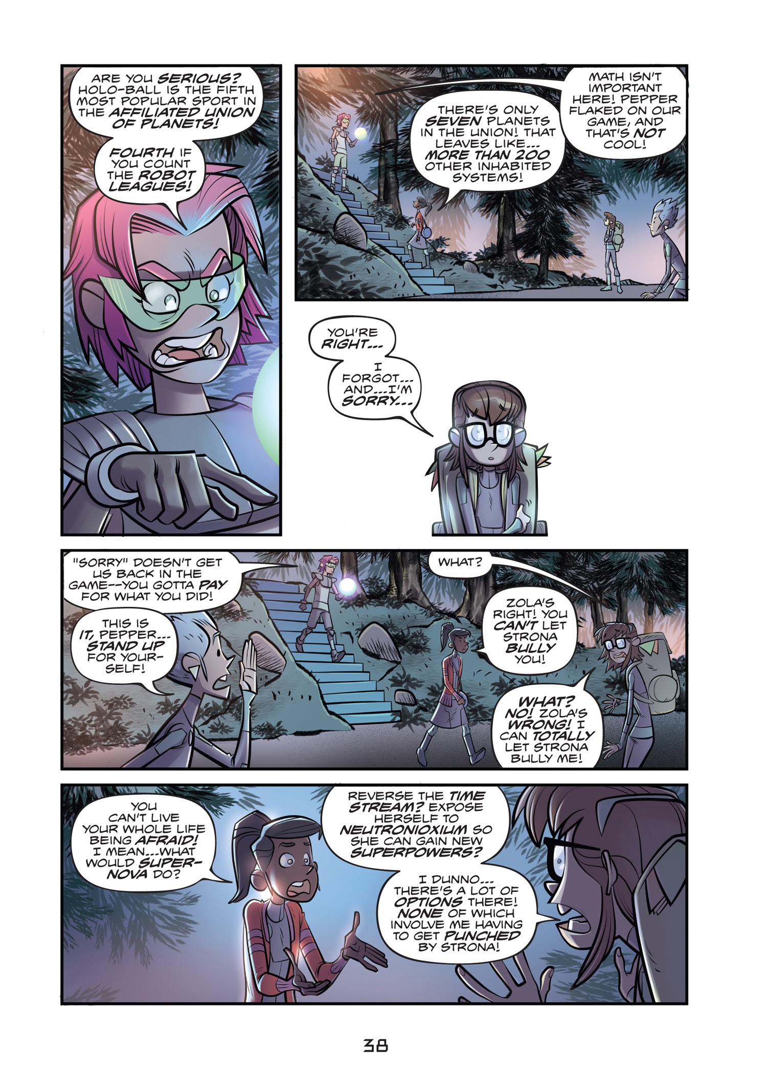 Read online The Infinite Adventures of Supernova: Pepper Page Saves the Universe! comic -  Issue # TPB (Part 1) - 42