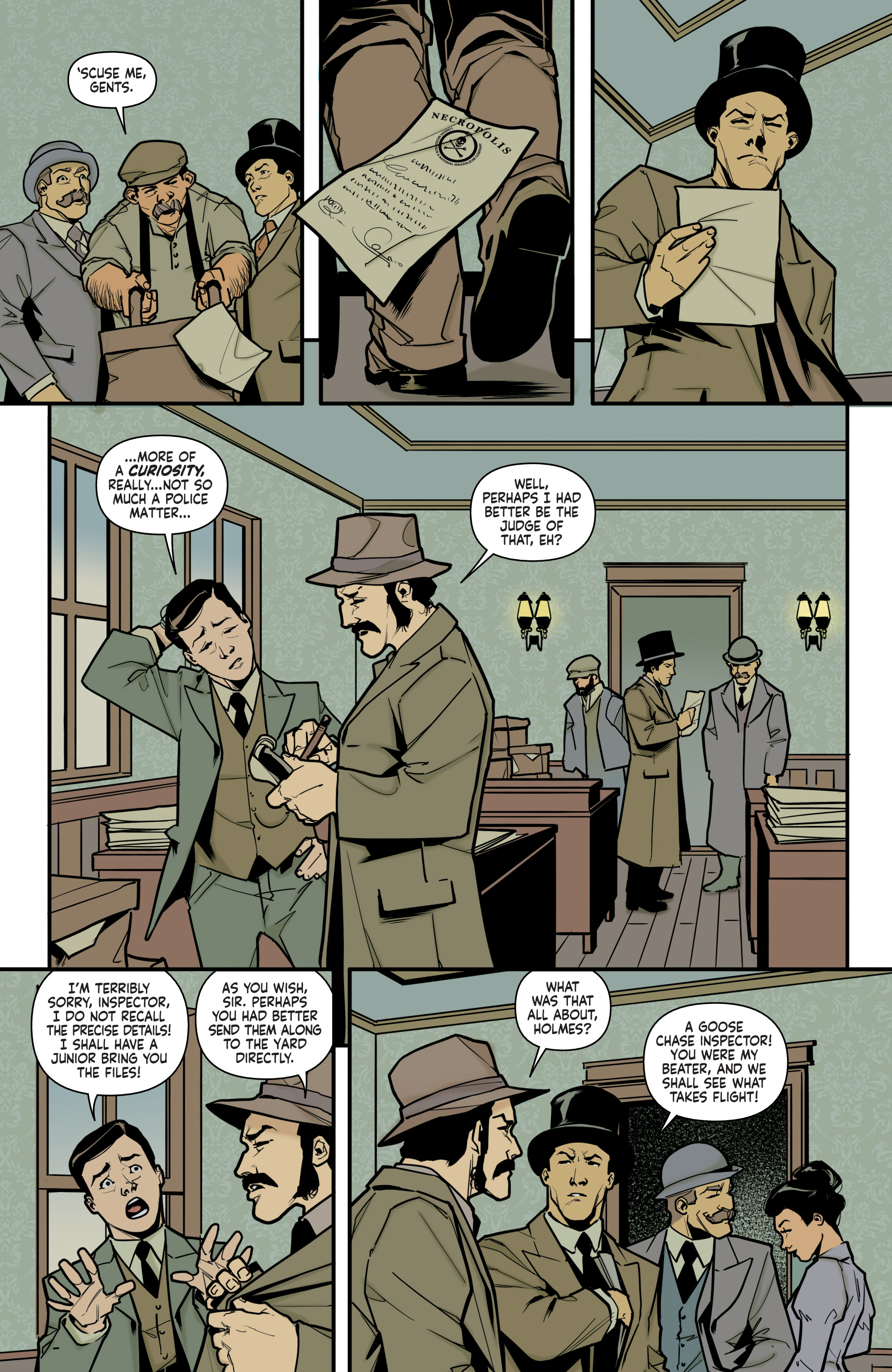 Read online Sherlock Holmes: The Vanishing Man comic -  Issue # _TPB 1 - 59