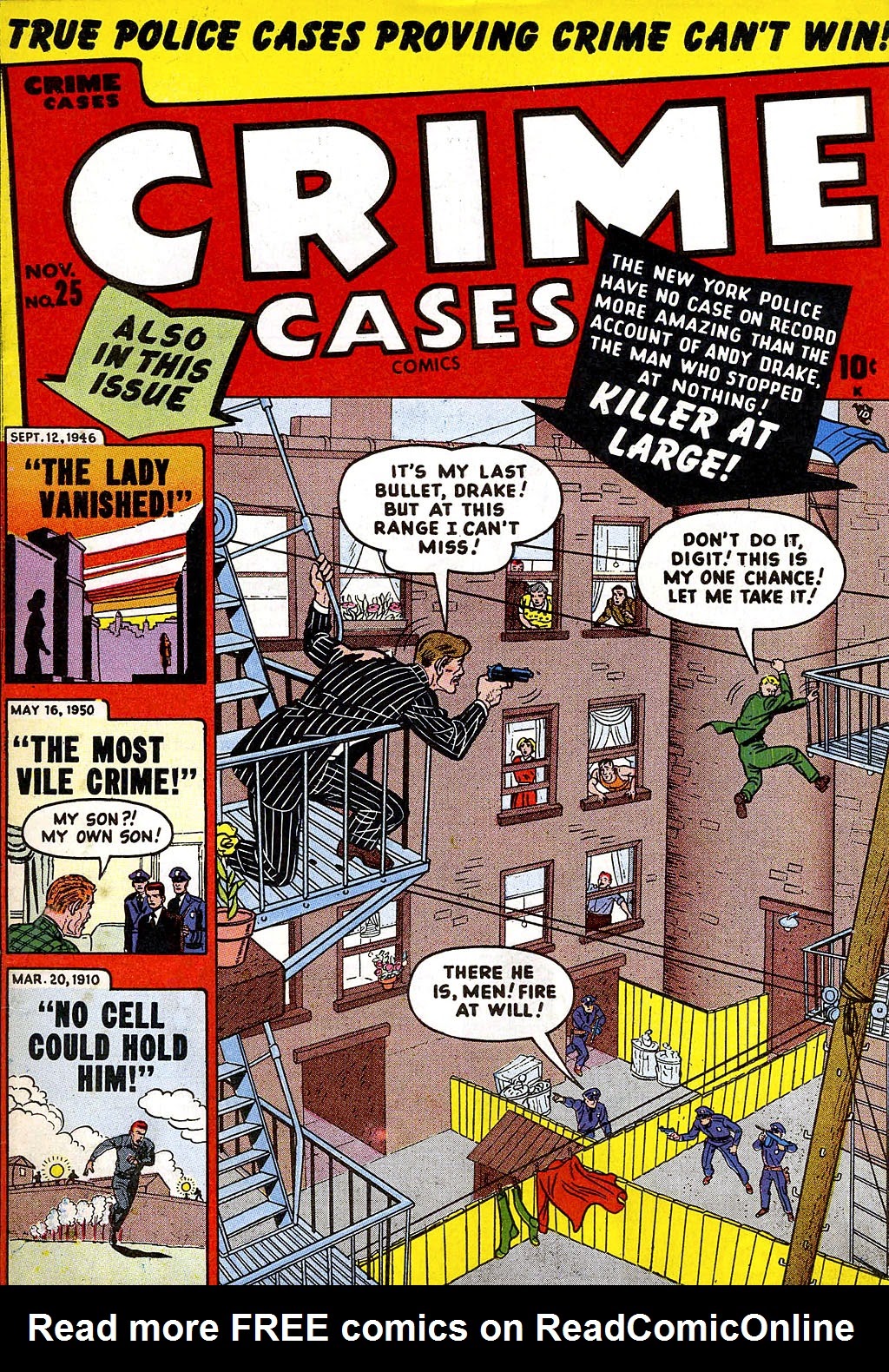 Read online Crime Cases Comics (1950) comic -  Issue #25 - 1