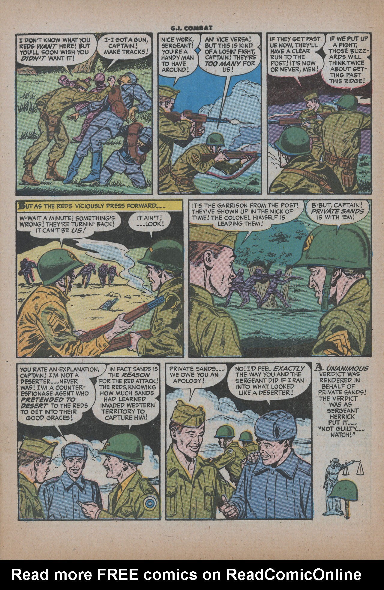 Read online G.I. Combat (1952) comic -  Issue #37 - 32