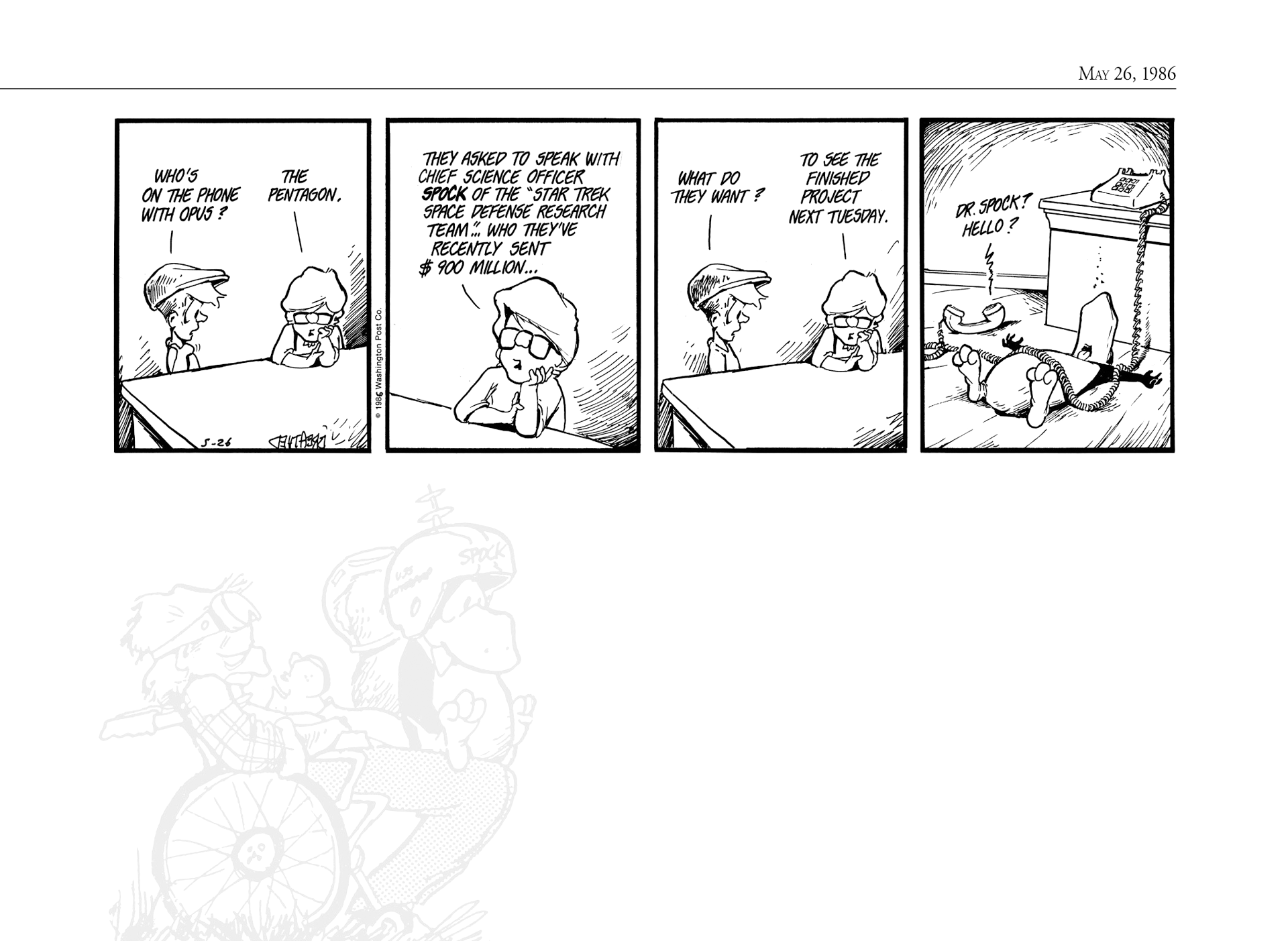 Read online The Bloom County Digital Library comic -  Issue # TPB 6 (Part 2) - 5
