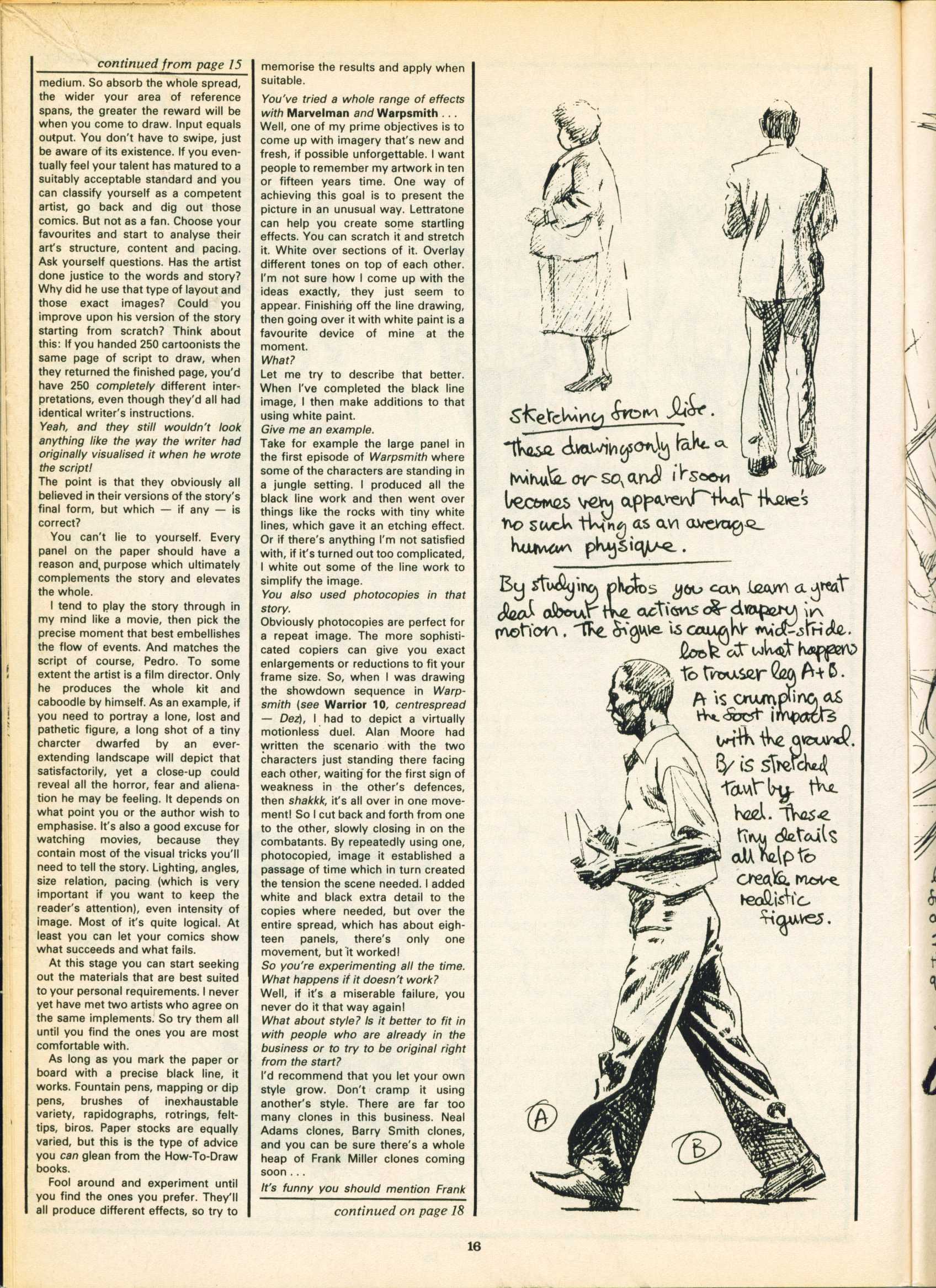 Read online Warrior comic -  Issue #18 - 16